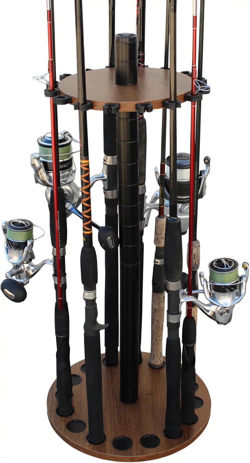 Rush Creek 16 Fishing Rod Round Rack Free Shipping at Academy