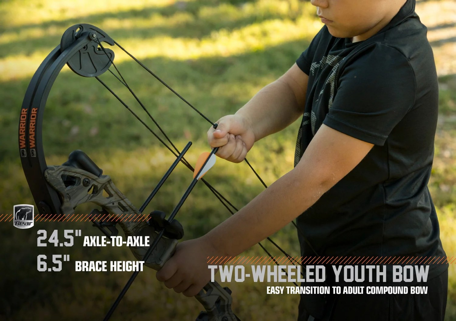Bear Archery Youth Warrior Recreational Bow Set Academy