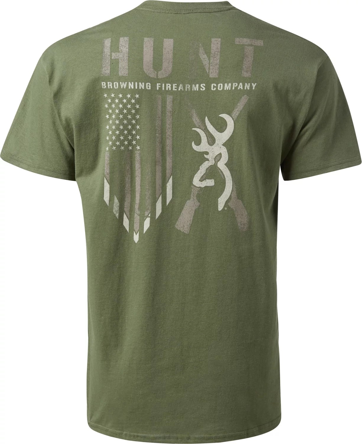 Browning Men's Hunt Flag Graphic Tshirt Academy