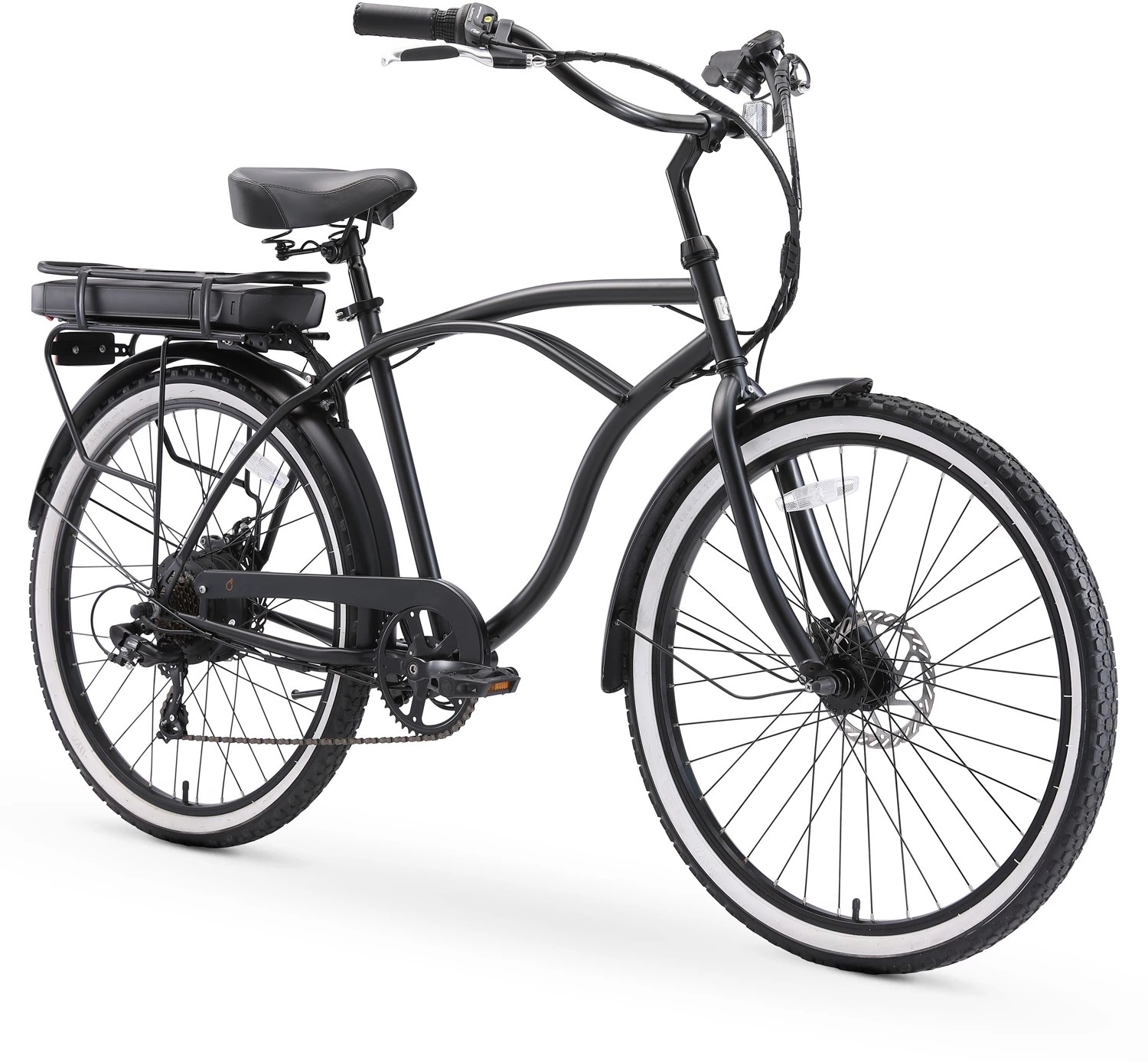 sixthreezero Men's Around the Block 26 in 7Speed Beach Cruiser
