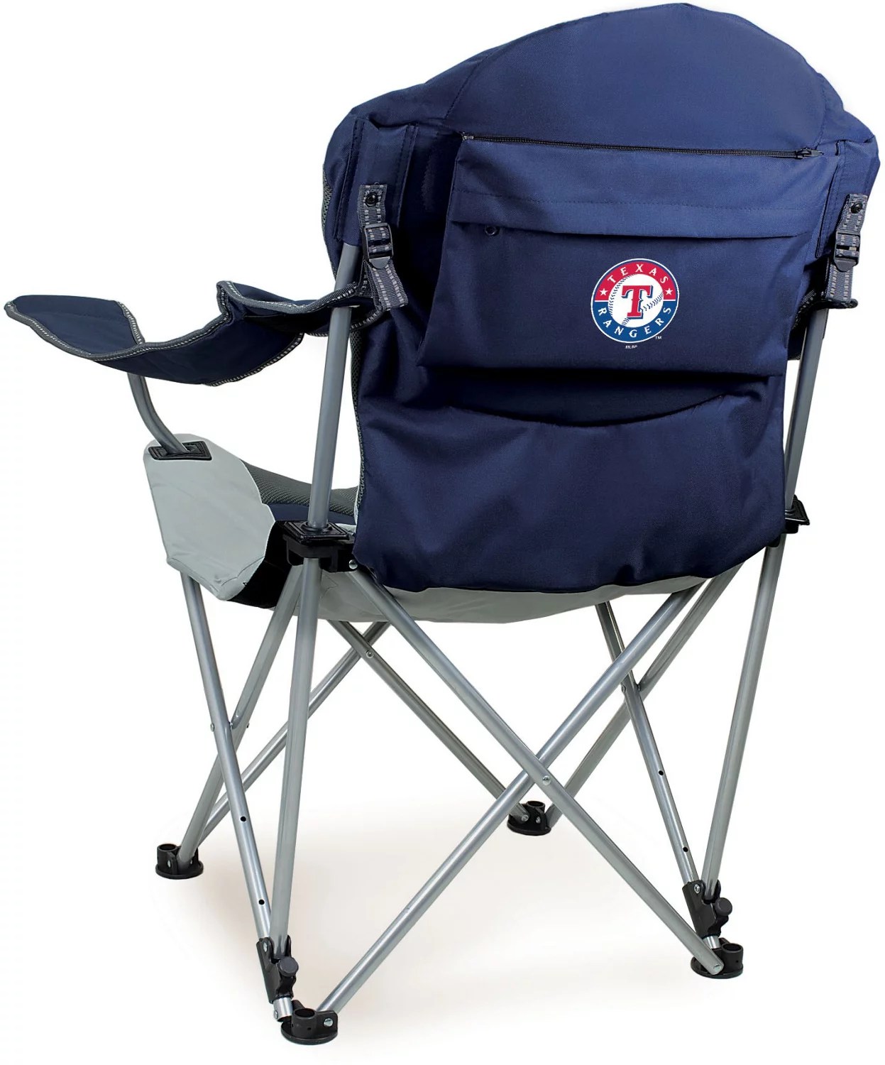 Picnic Time Texas Rangers Reclining Camp Chair Academy
