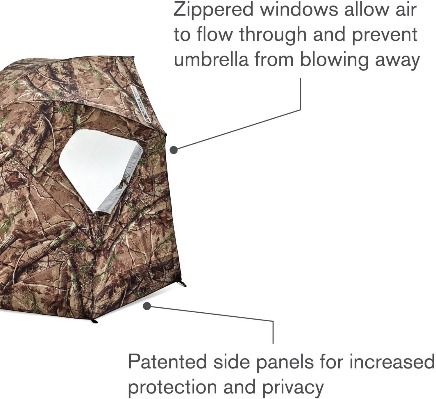 SportBrella Premiere XL 9 ft Camo Umbrella Academy