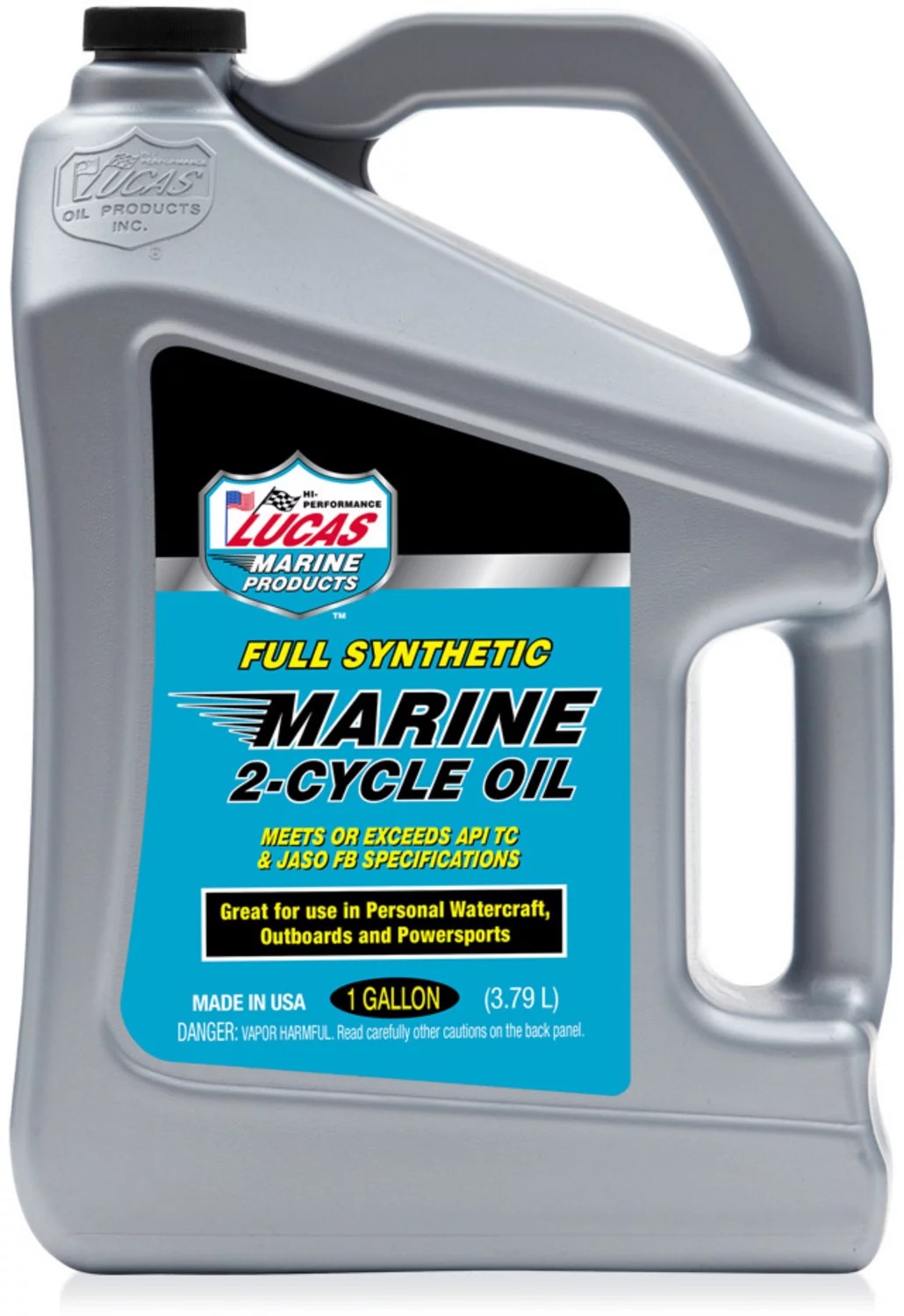 Lucas Oil Synthetic 2Cyle Marine 1Gallon Oil Academy