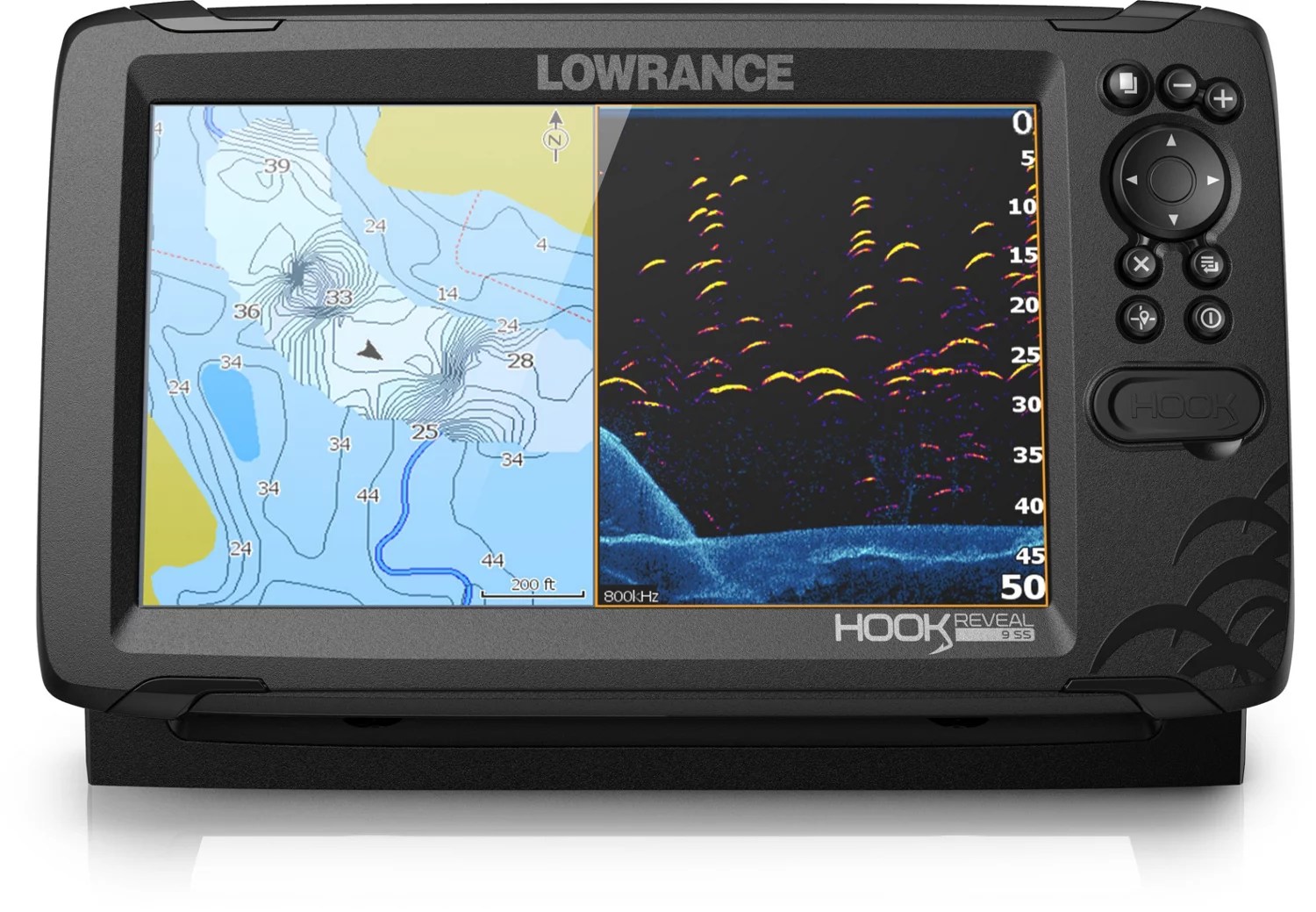 Lowrance HOOK Reveal 9 TripleShot Fish Finder | Academy