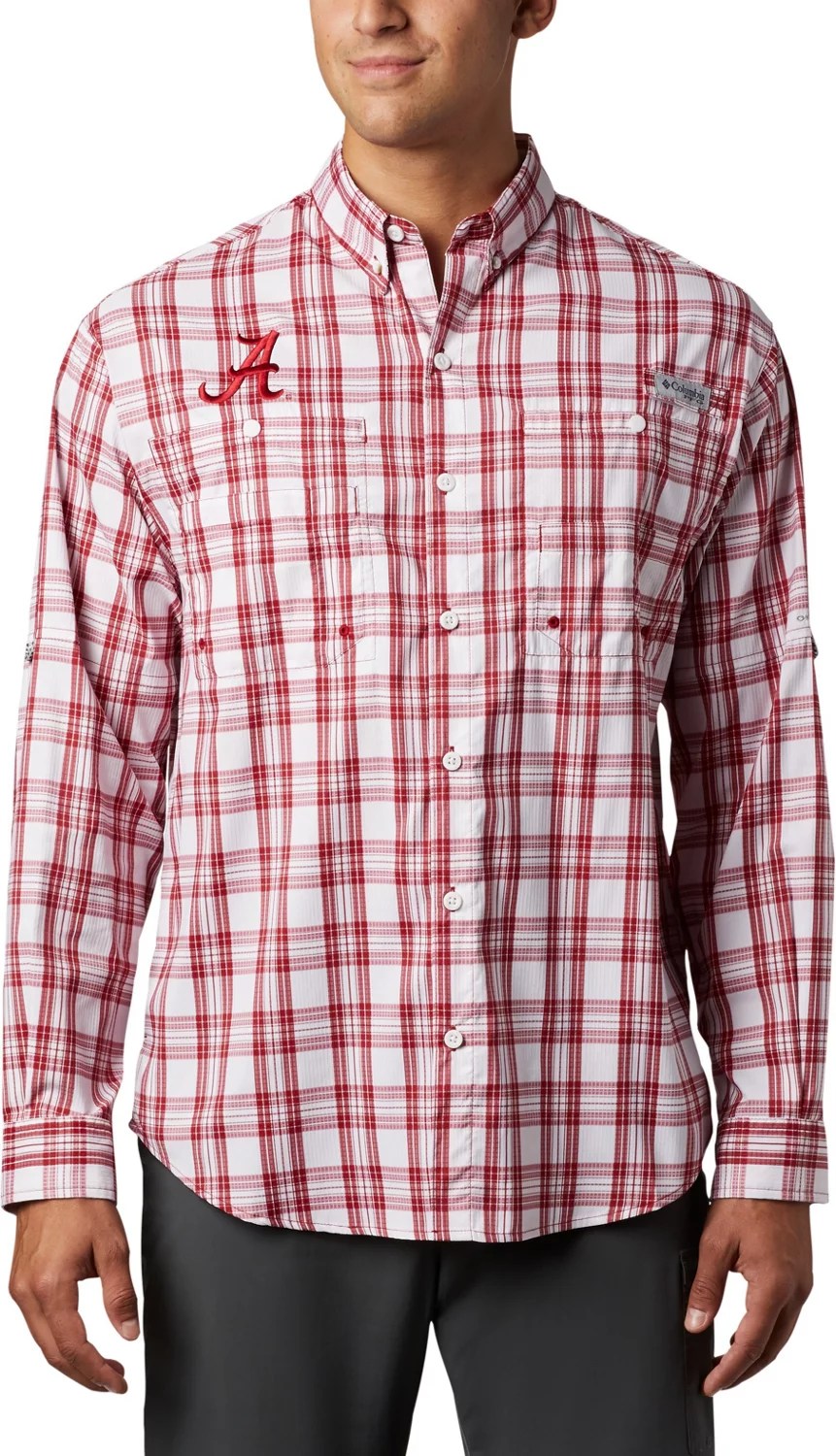 Columbia Sportswear Men's University of Alabama Super Tamiami Button