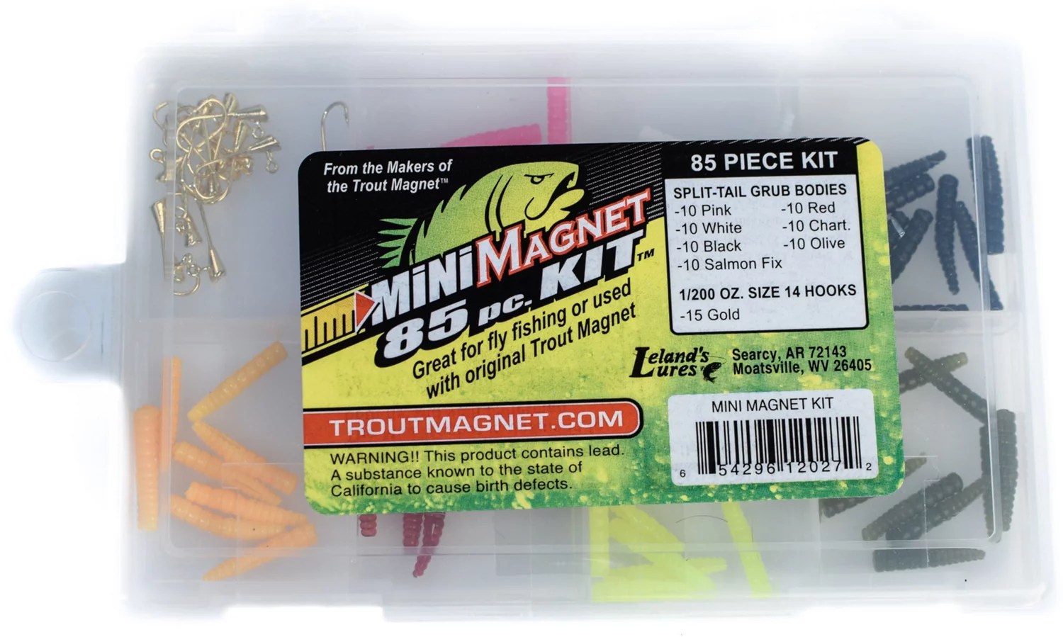 Leland Lures Mini 85Piece Fly Fishing Kit Academy