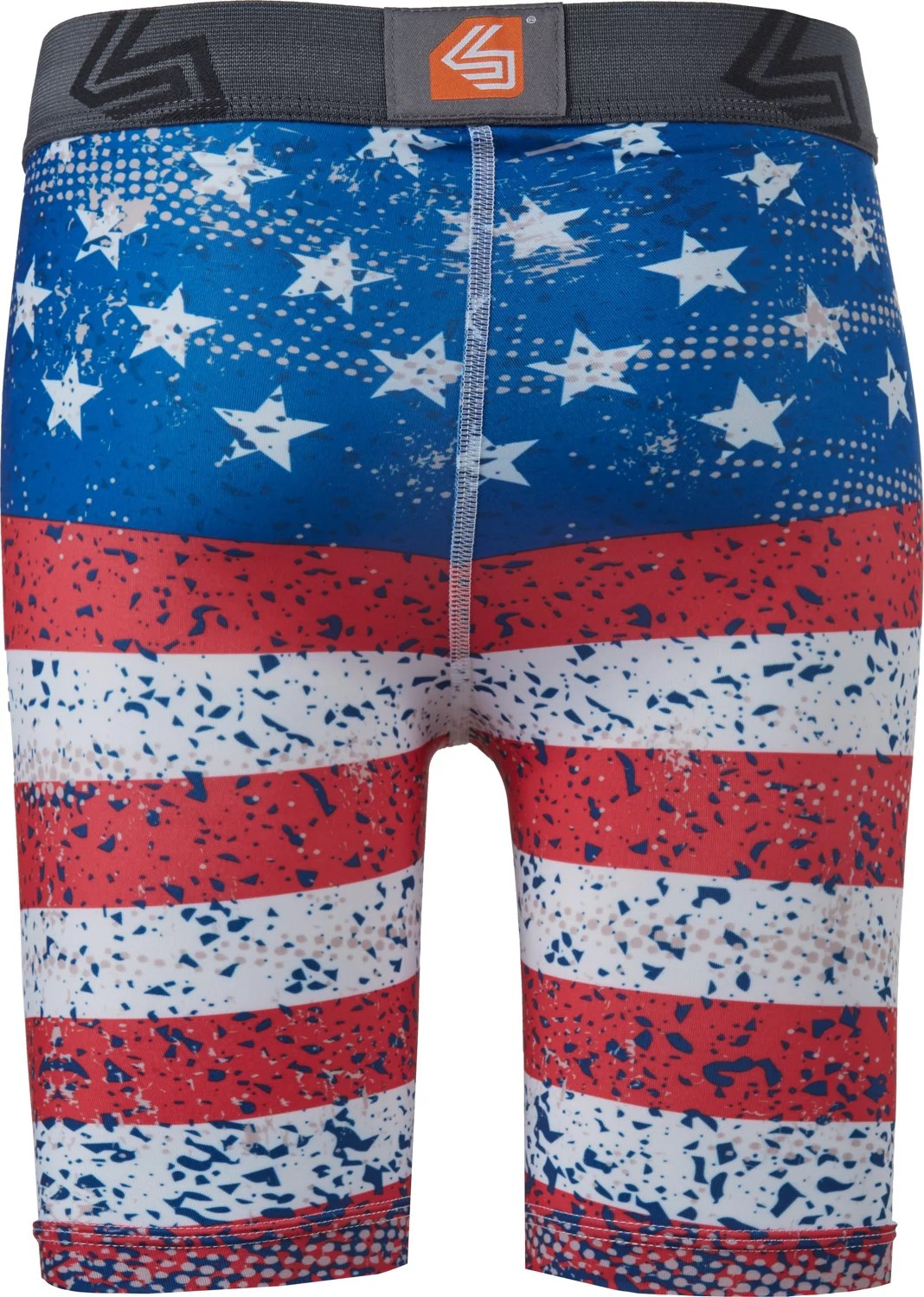 Shock Doctor Youth American Flag Core Compression Shorts with BioFlex