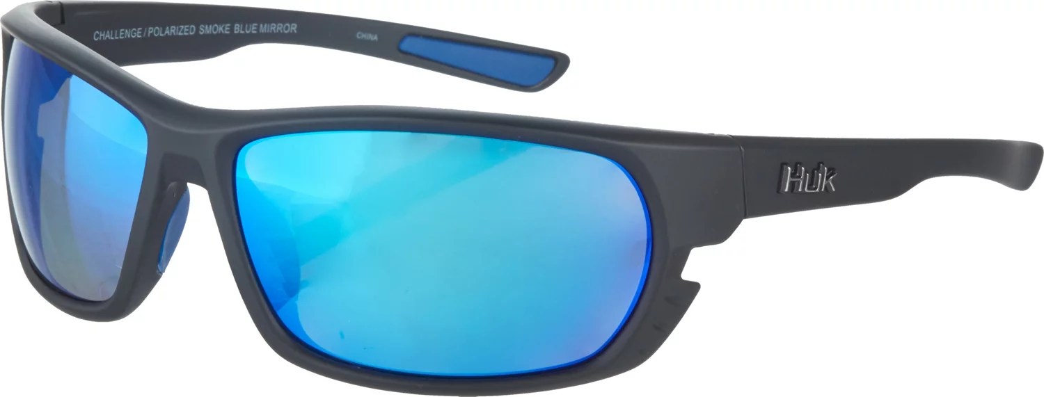 Huk Challenge Polarized WrapAround Sunglasses Academy