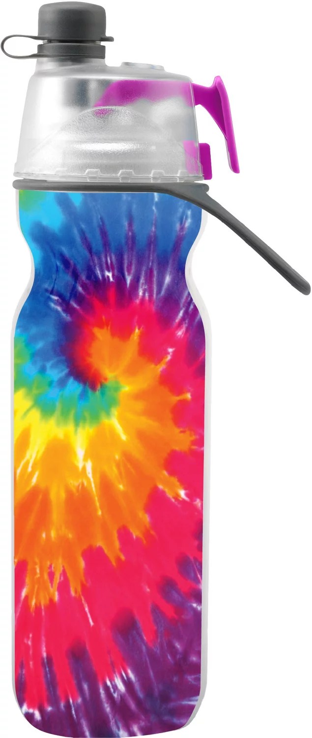 O2 COOL Mist 'N Sip 20 oz Tie Dye Water Bottle Academy