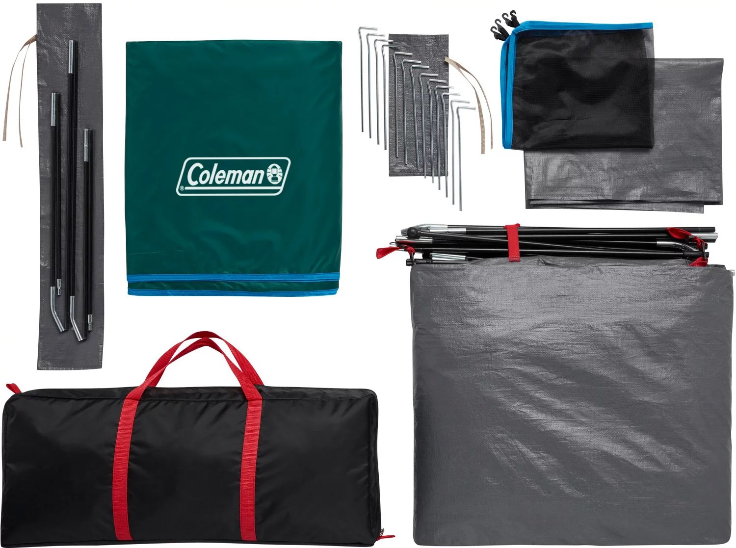 Coleman Skydome 4Person Camping Tent Academy