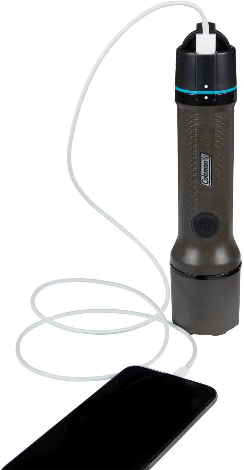 Coleman OneSource LED Flashlight with Rechargeable Lithium-ion Battery
