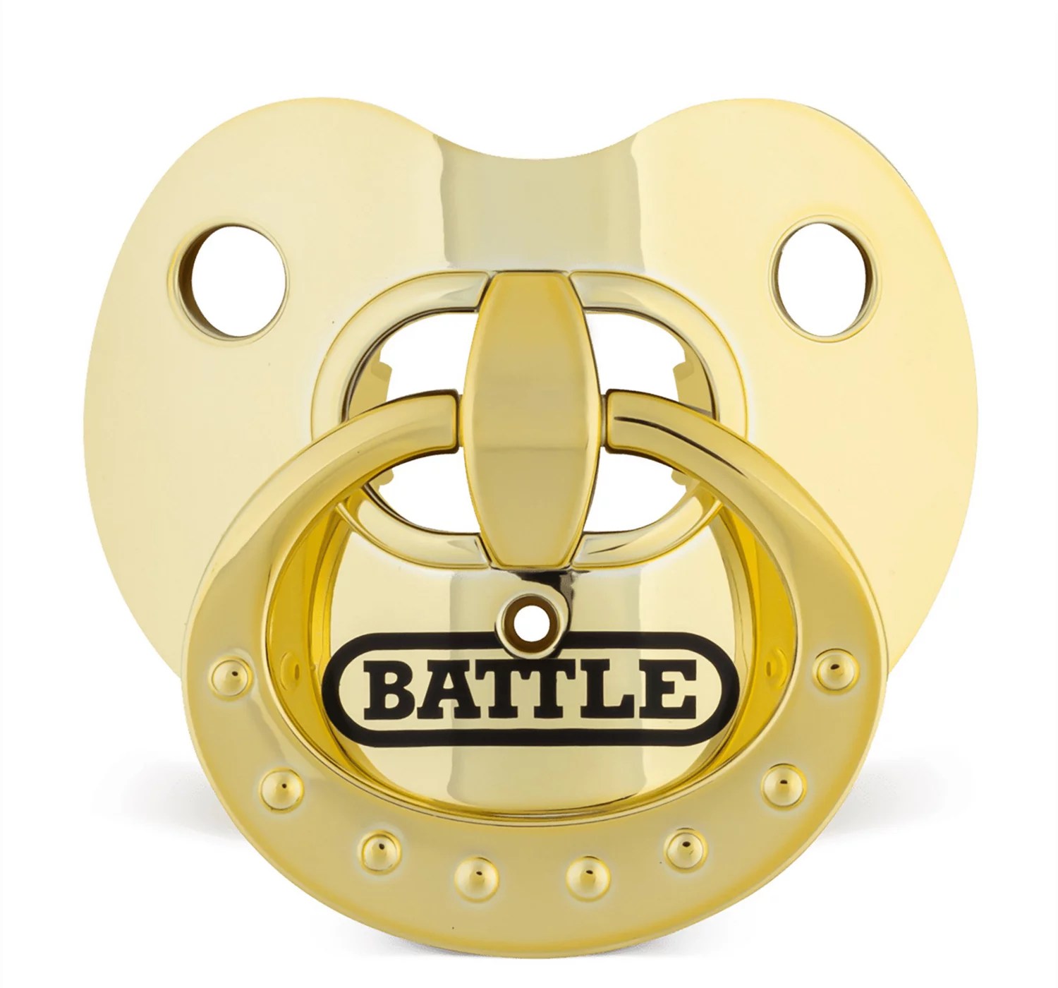Battle Kids' Chrome Binky Oxygen Football Mouth Guard Academy