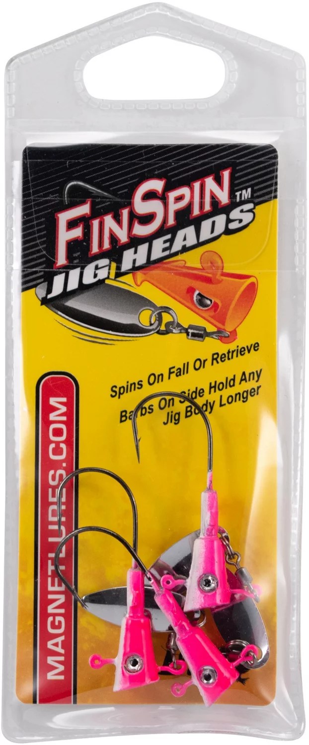 Crappie Fin Spin Jigheads 3Pack Academy