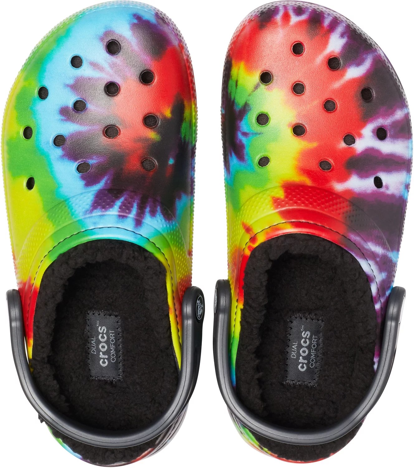Crocs Adults' Classic FuzzLined TieDye Clogs Academy