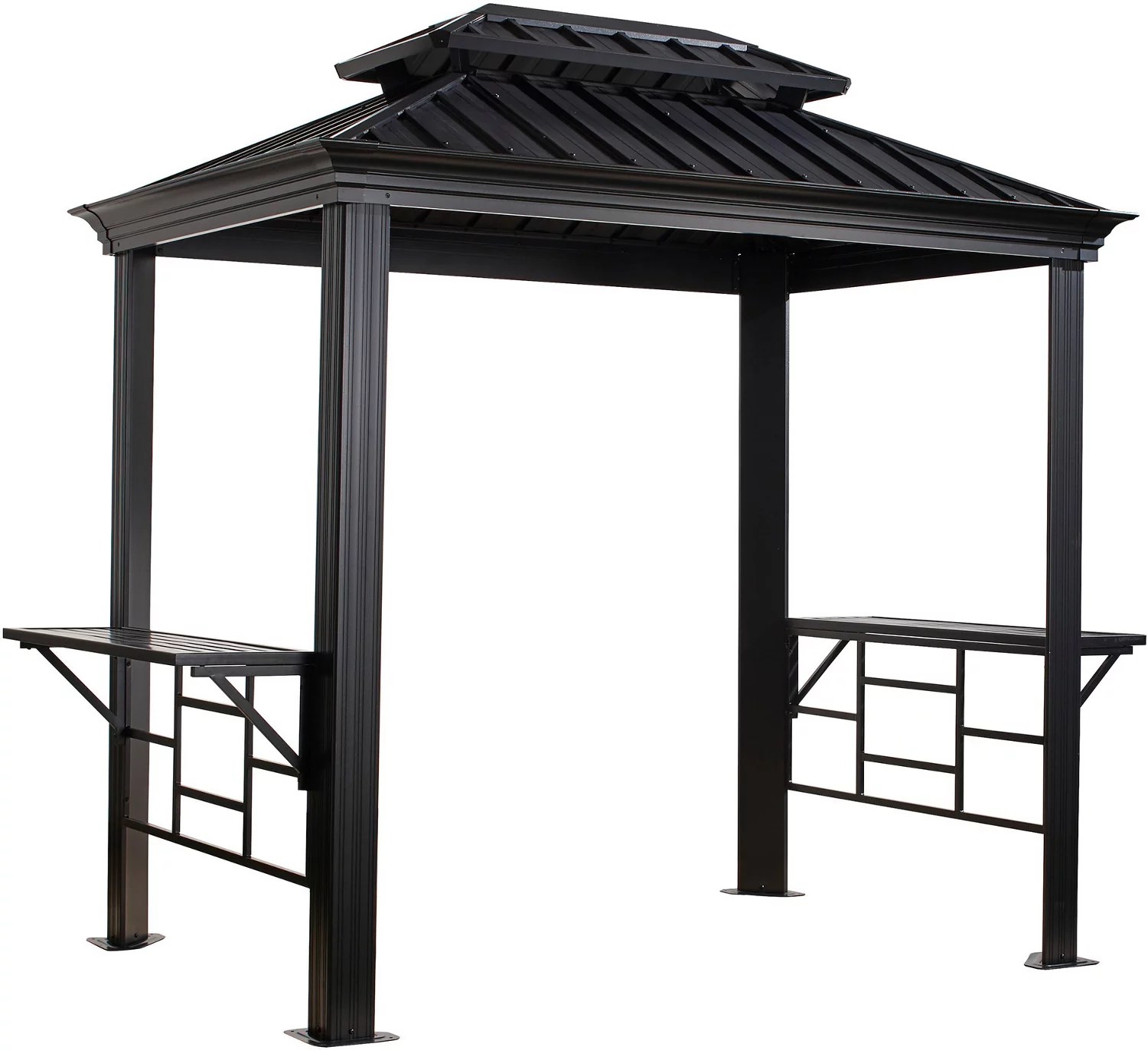 ShelterLogic BBQ Messina Hardtop 6 ft x 8 ft Grill Gazebo Academy