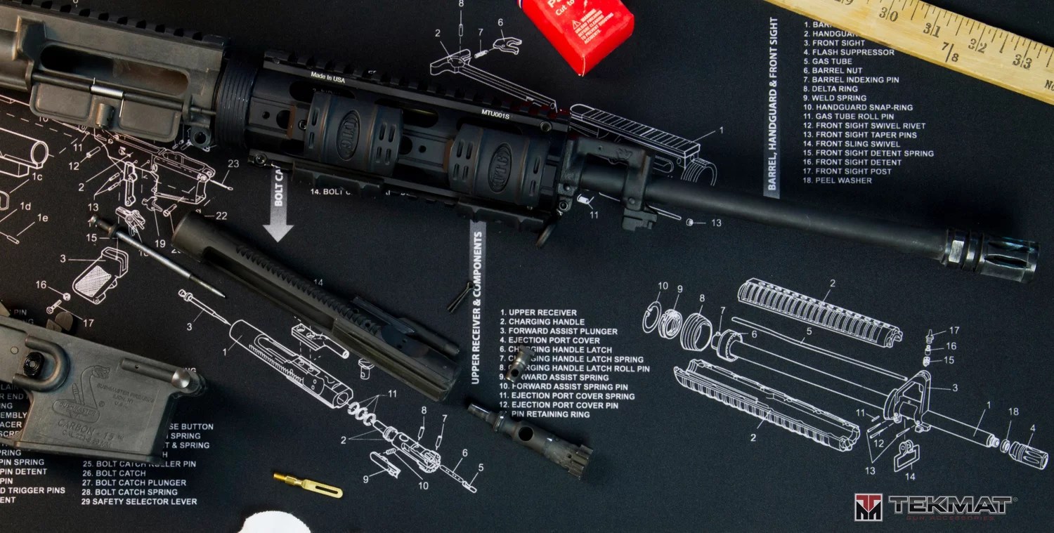 TekMat AR15 Gun Cleaning Mat Academy