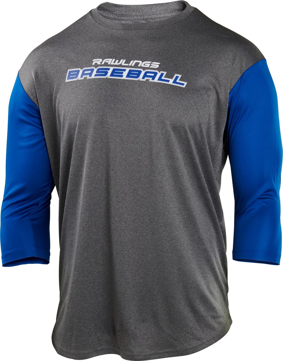 Rawlings Men's Performance 3/4Sleeve Baseball Tshirt Academy