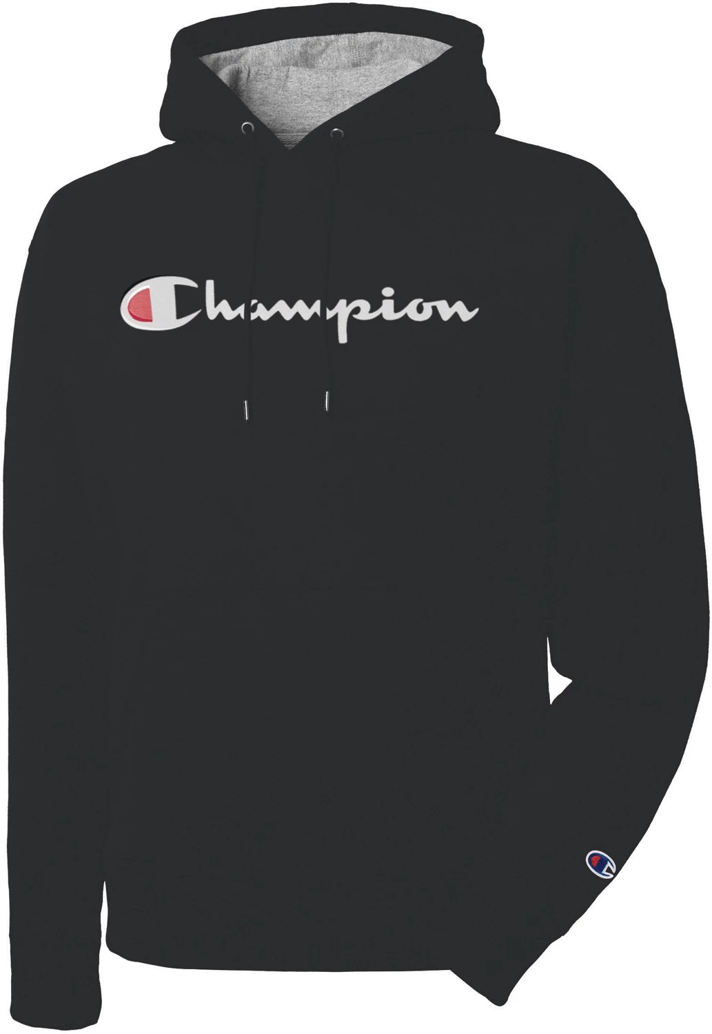 Champion Men's Powerblend Fleece Graphic Hoodie Academy
