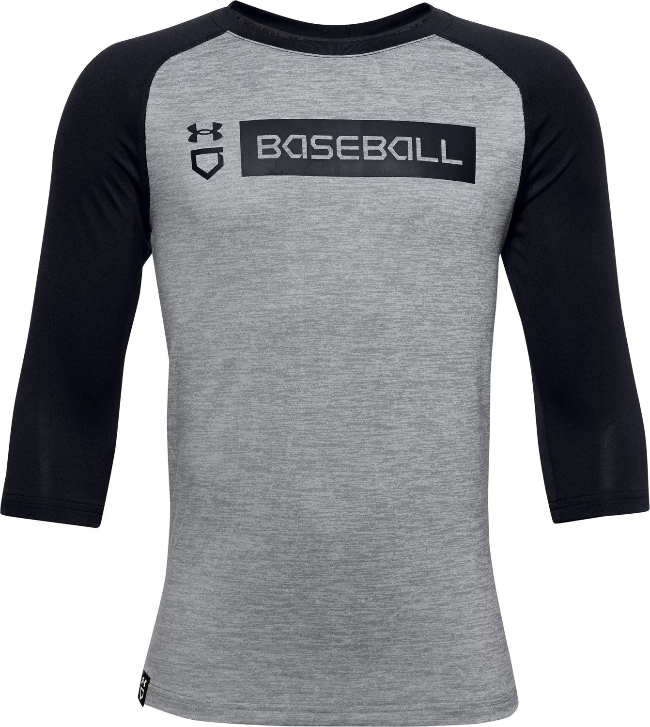Under Armour Youth Utility Baseball Heathered Baseball Tshirt Academy