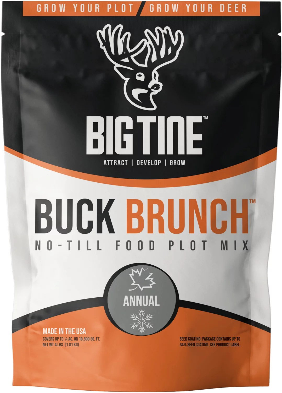 Big Tine 4 lb. Buck Brunch Food Plot Mix Academy