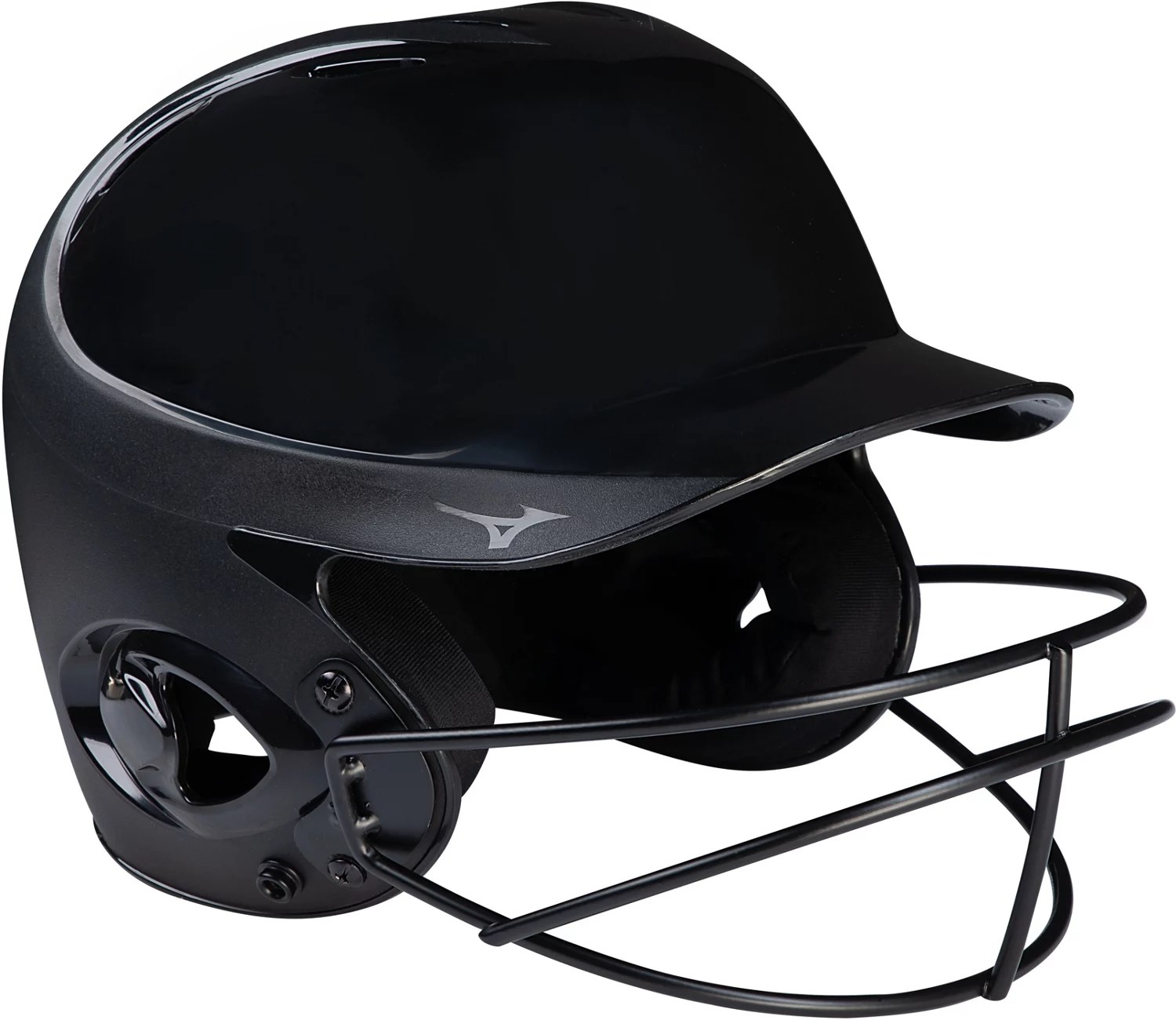 Mizuno Adults' MVP Series Solid Batting Helmet with FastPitch Softball Mask Academy