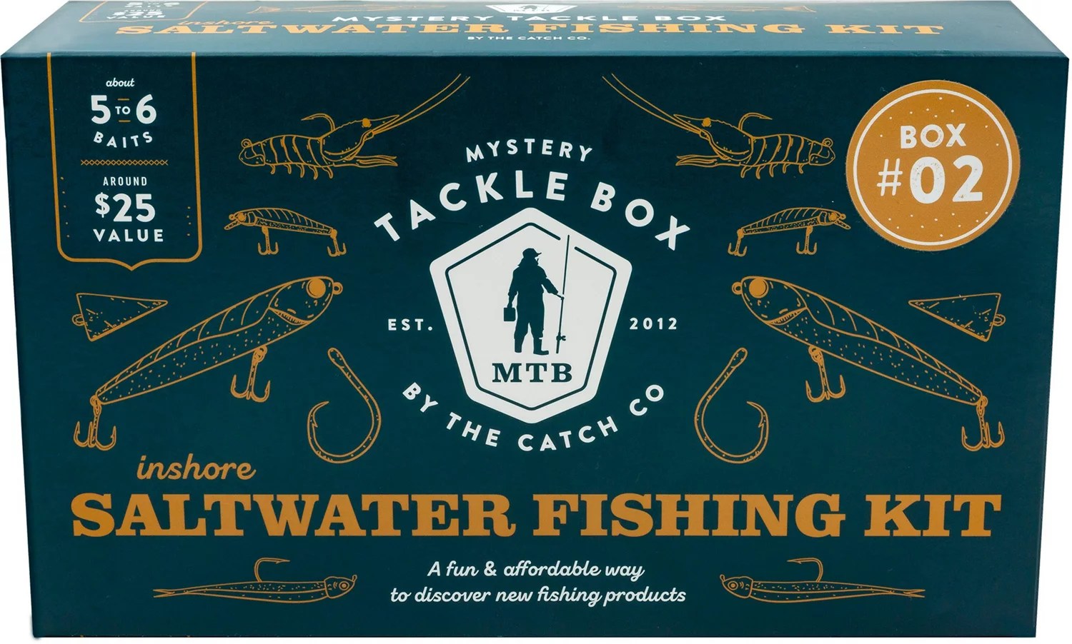 Mystery Tackle Box Saltwater Fishing Kit Academy