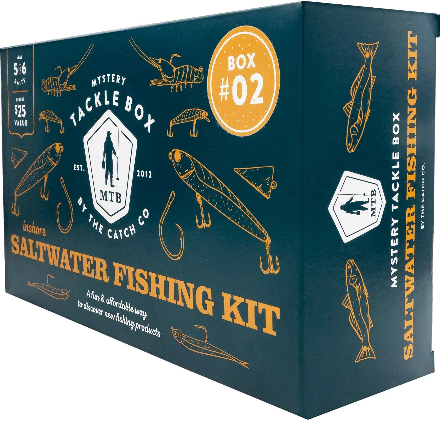 Mystery Tackle Box Saltwater Fishing Kit Academy