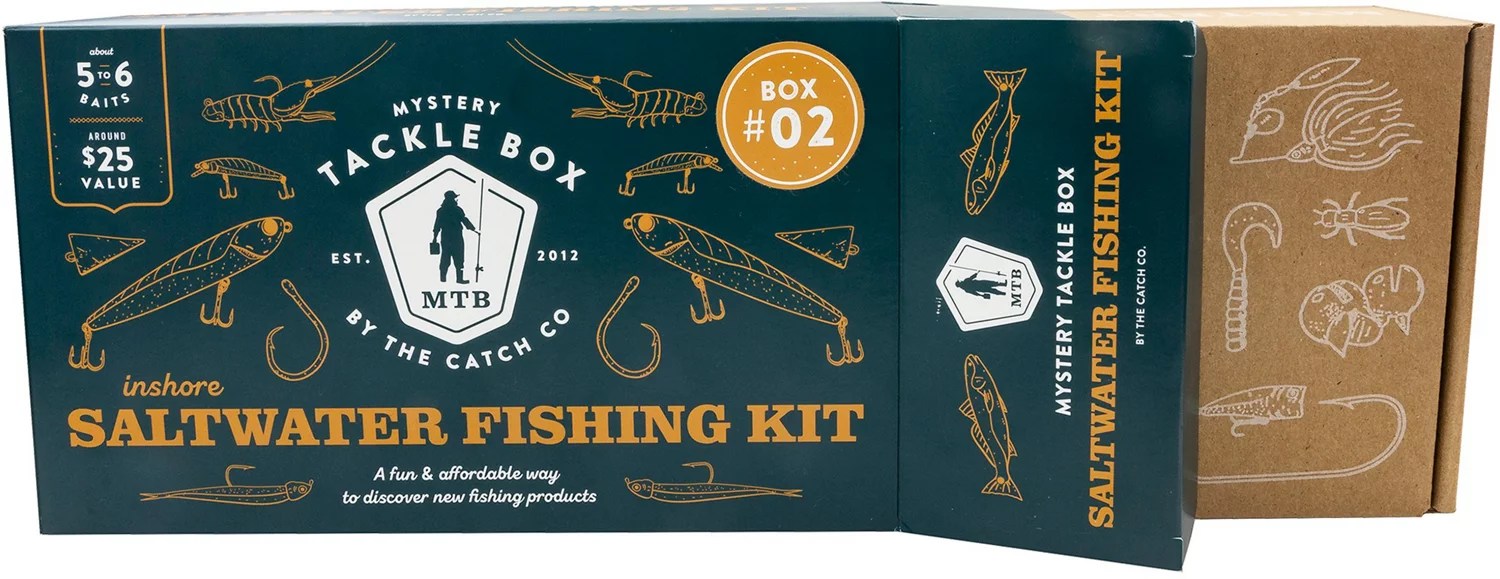Mystery Tackle Box Saltwater Fishing Kit Academy