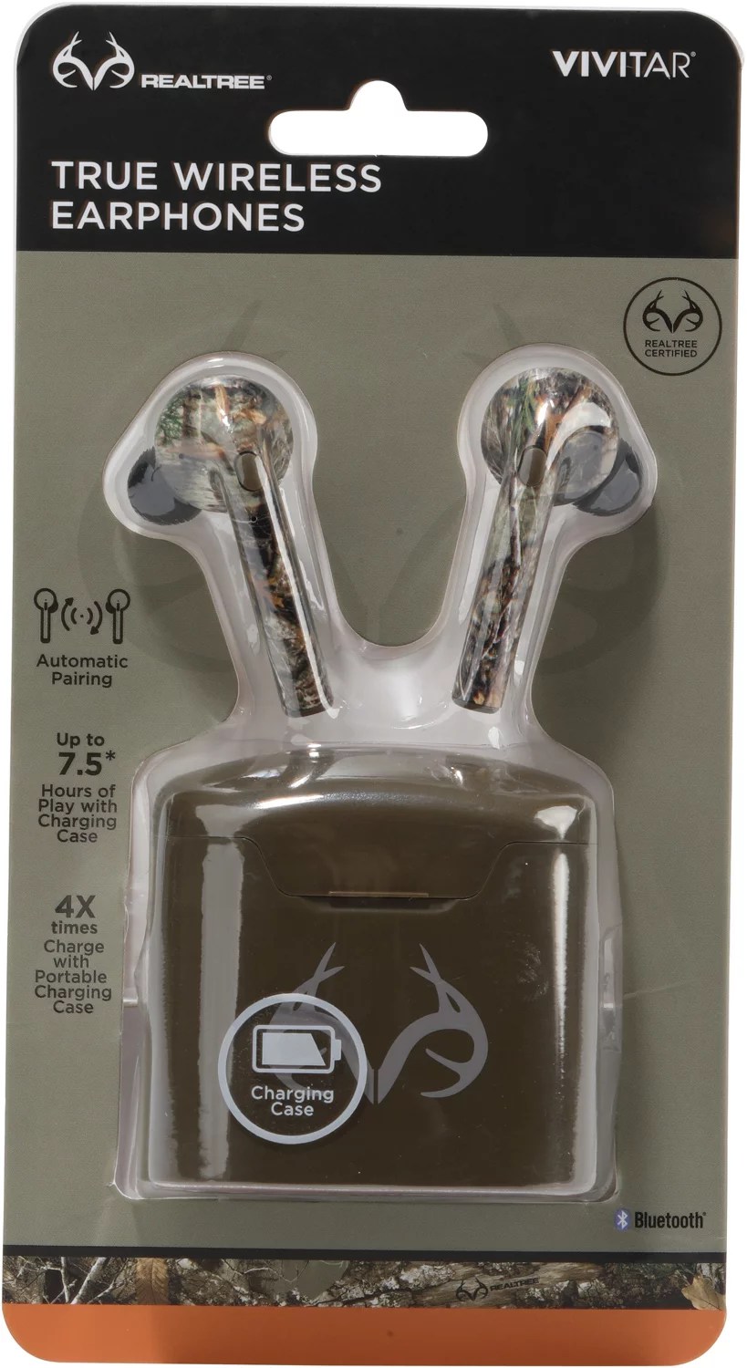 Vivitar Realtree True Wireless Bluetooth Air Vibes Earbuds | Academy