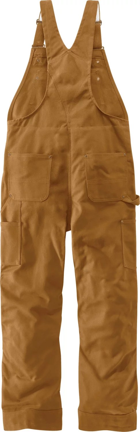 Carhartt Men's Firm Duck Insulated Bib Overalls Academy