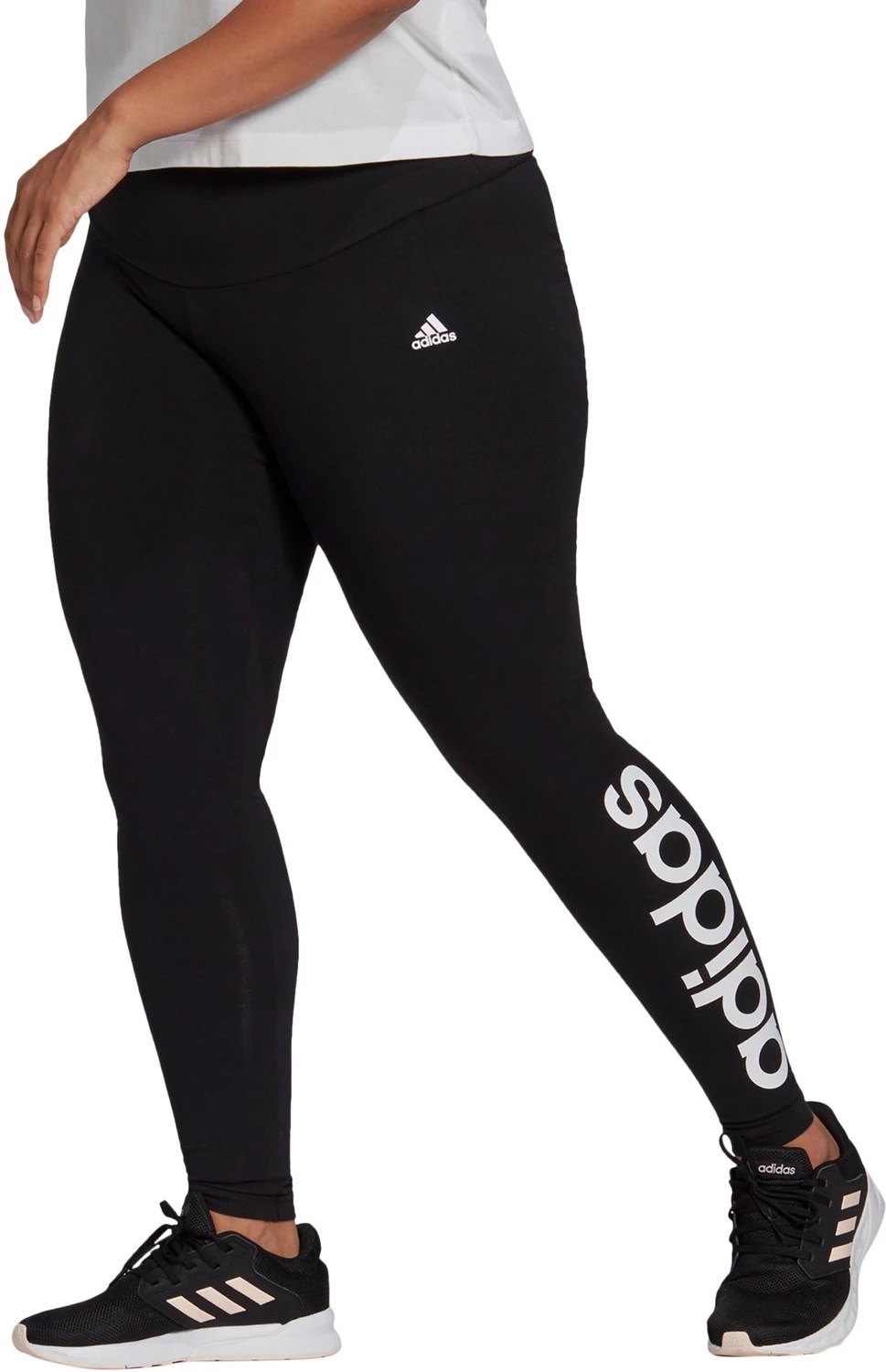adidas Women's Linear Plus Leggings Free Shipping at Academy
