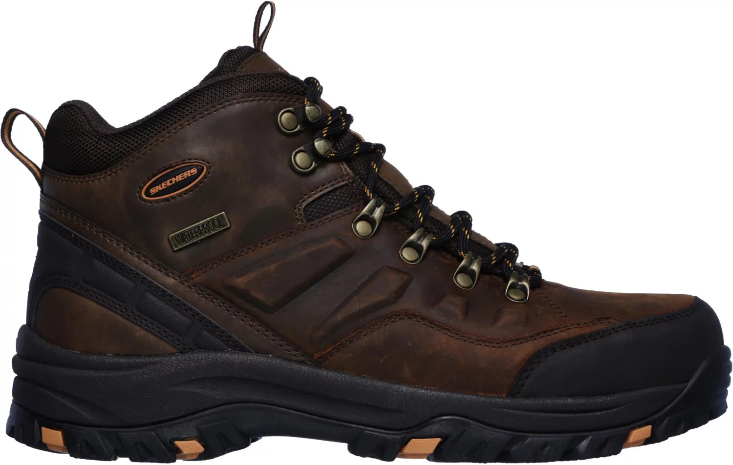 SKECHERS Men's Relaxed Fit RelmentTraven Hiking Boots Academy