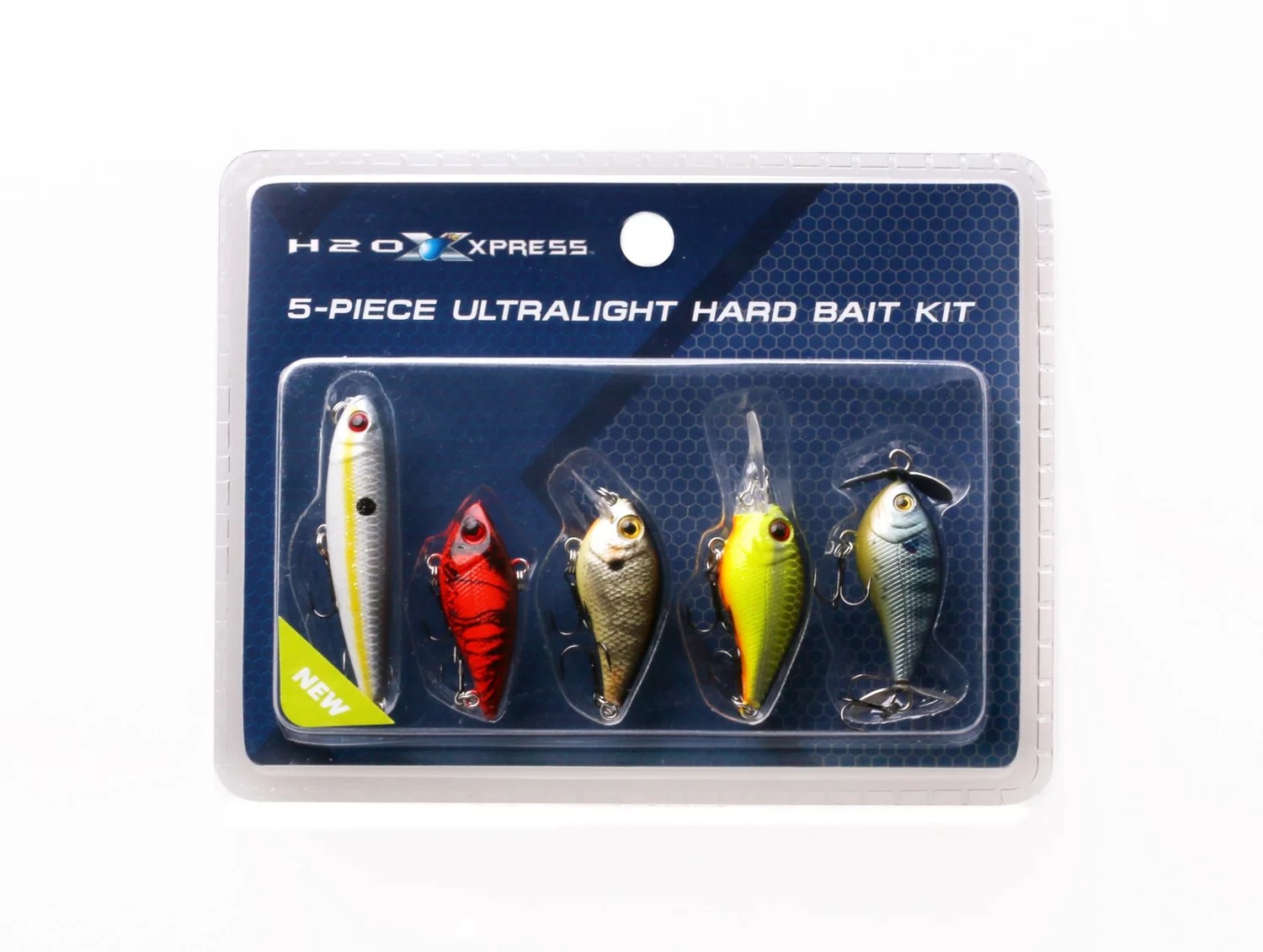 H2O Xpress UltraLight 5Piece Hard Bait Kit Academy