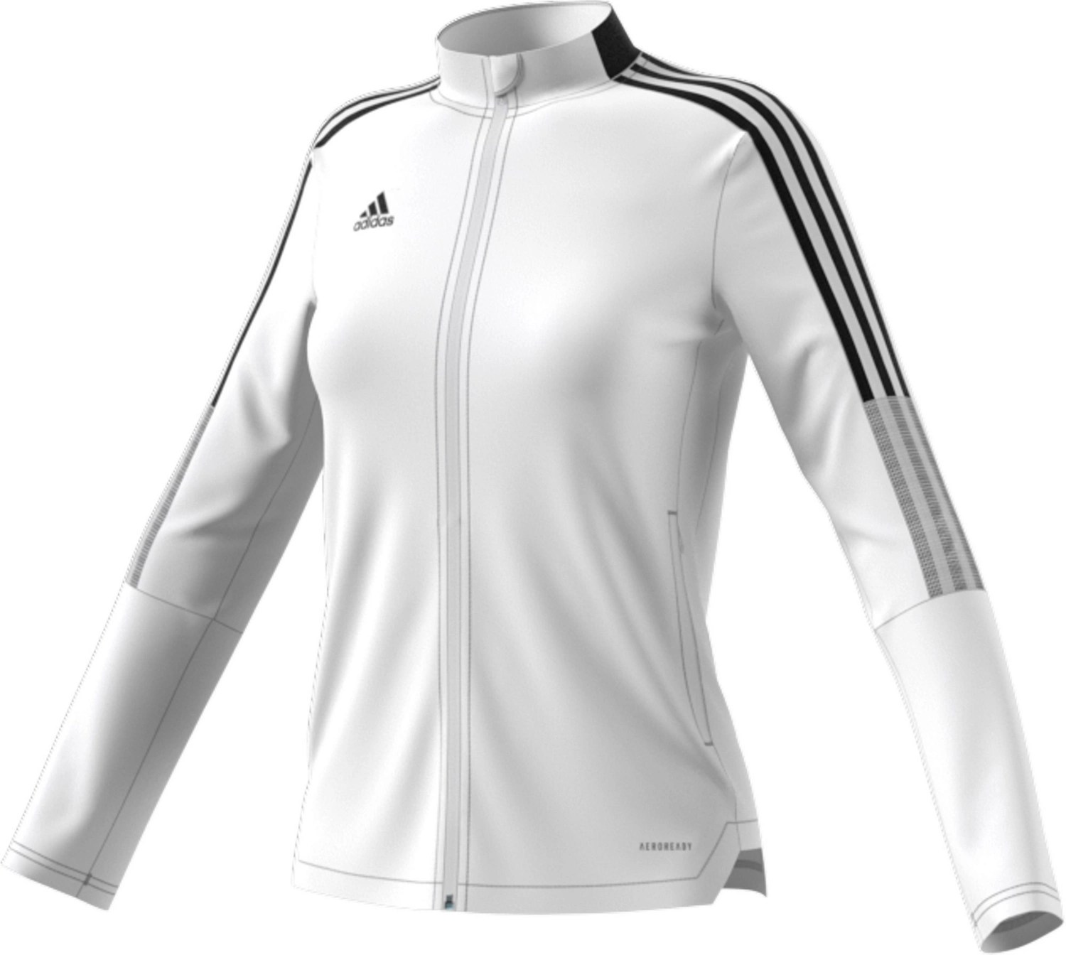 adidas Women's Tiro 21 Track Jacket Free Shipping at Academy