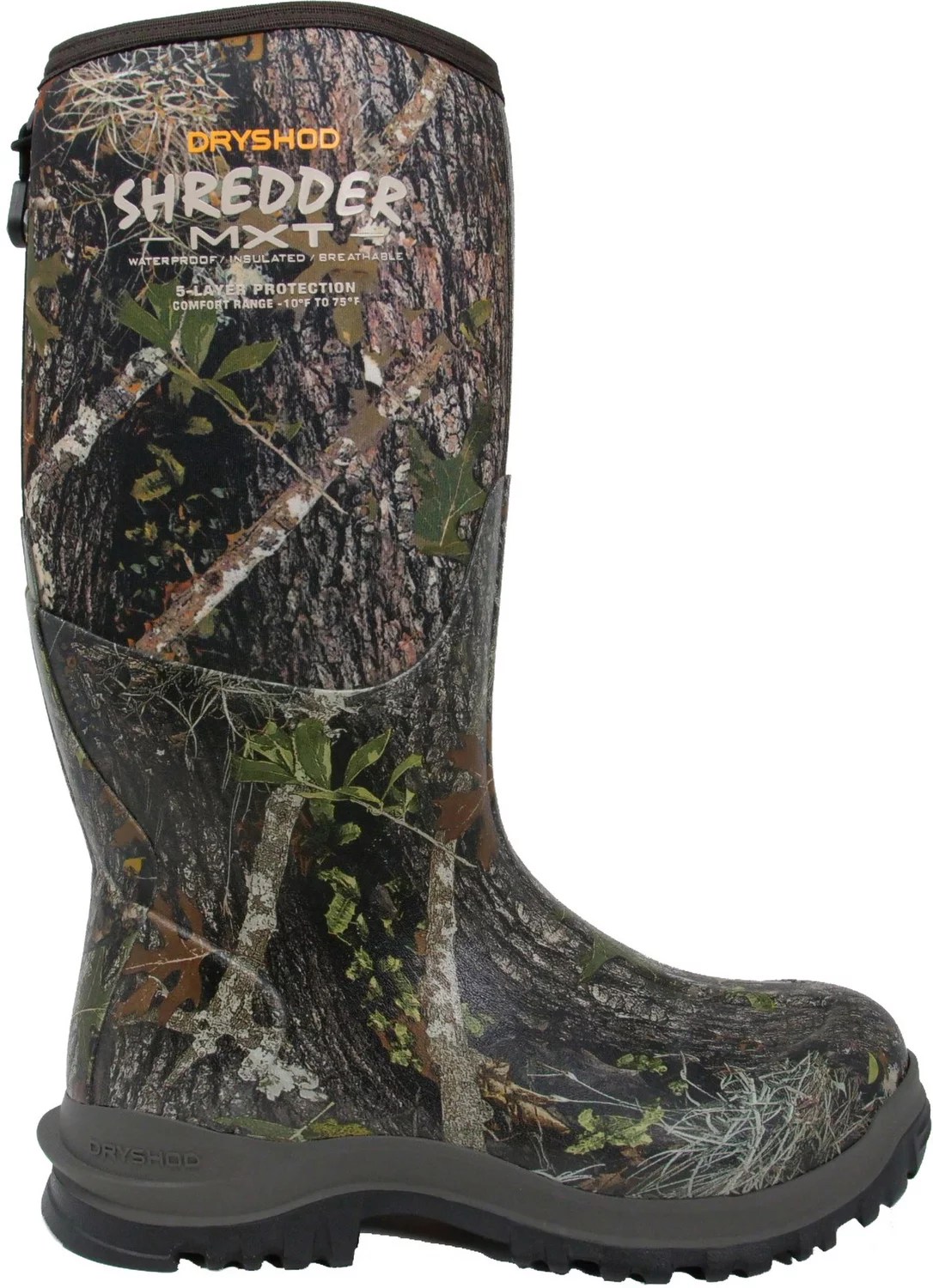 Dryshod Men's Shredder MXT Camo Hunting Boots Academy
