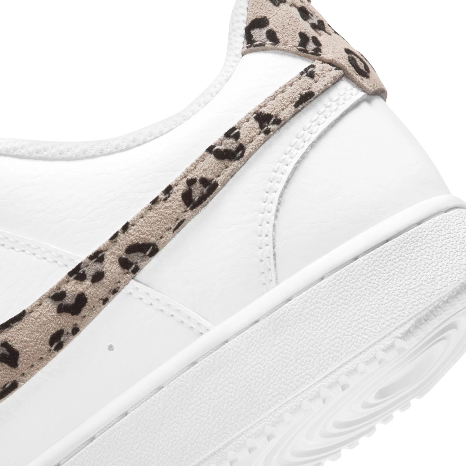 Nike Women's Leopard Court Vision Low Shoes Academy