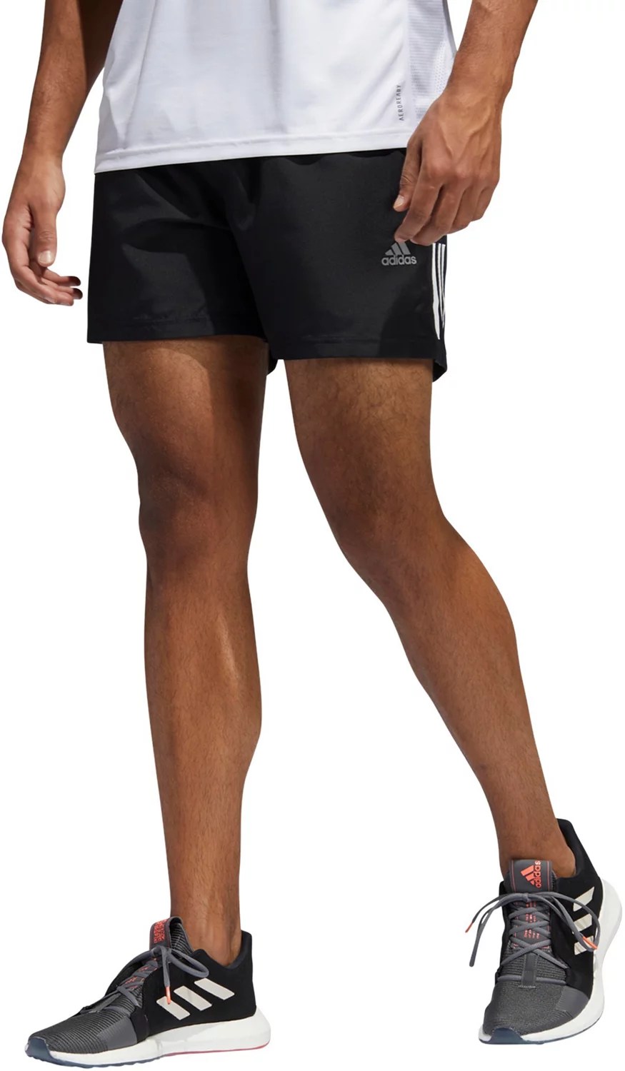 adidas Men's Own The Run Shorts 5 in Academy