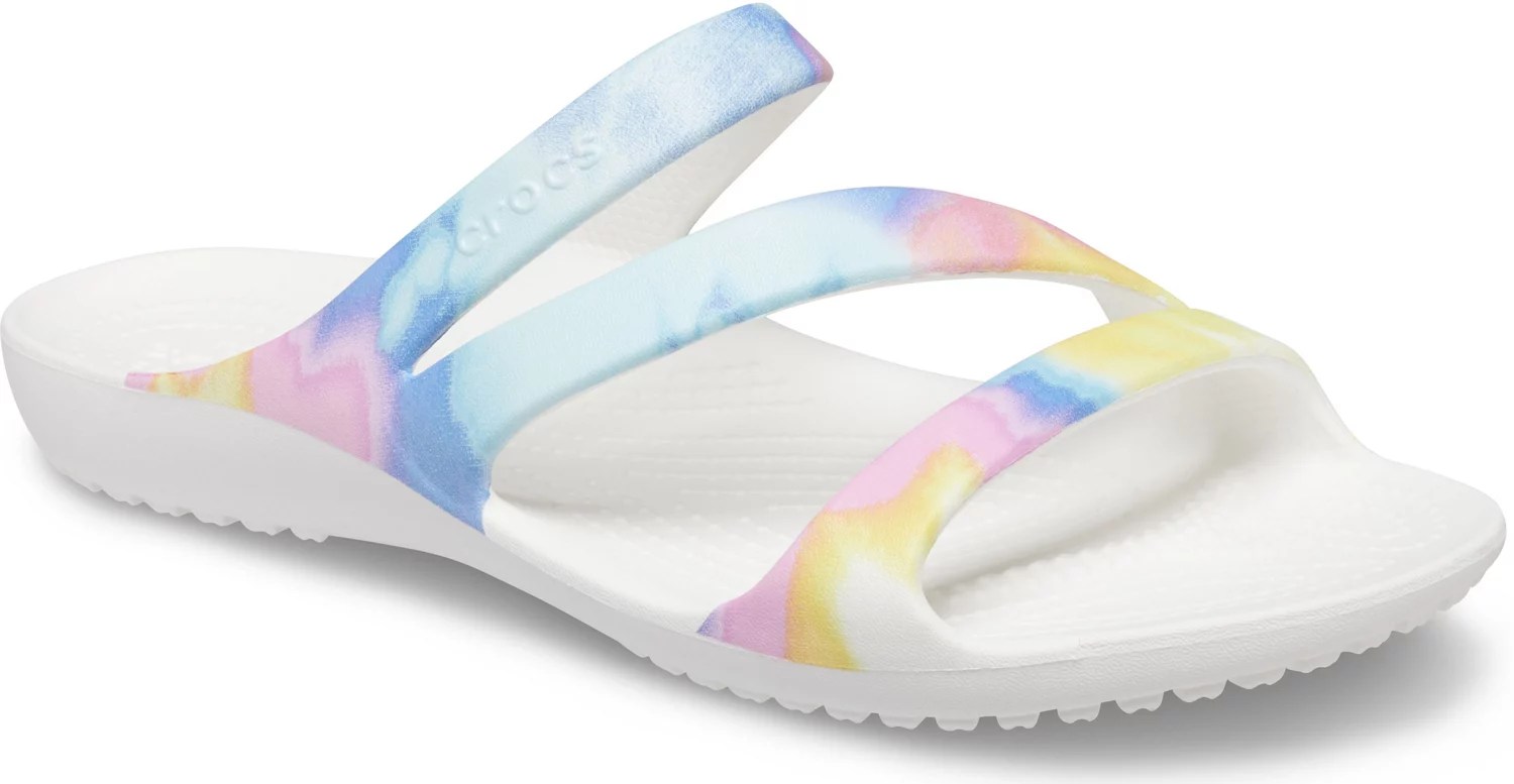 Crocs Women's Kadee II Graphic Sandals Free Shipping at Academy