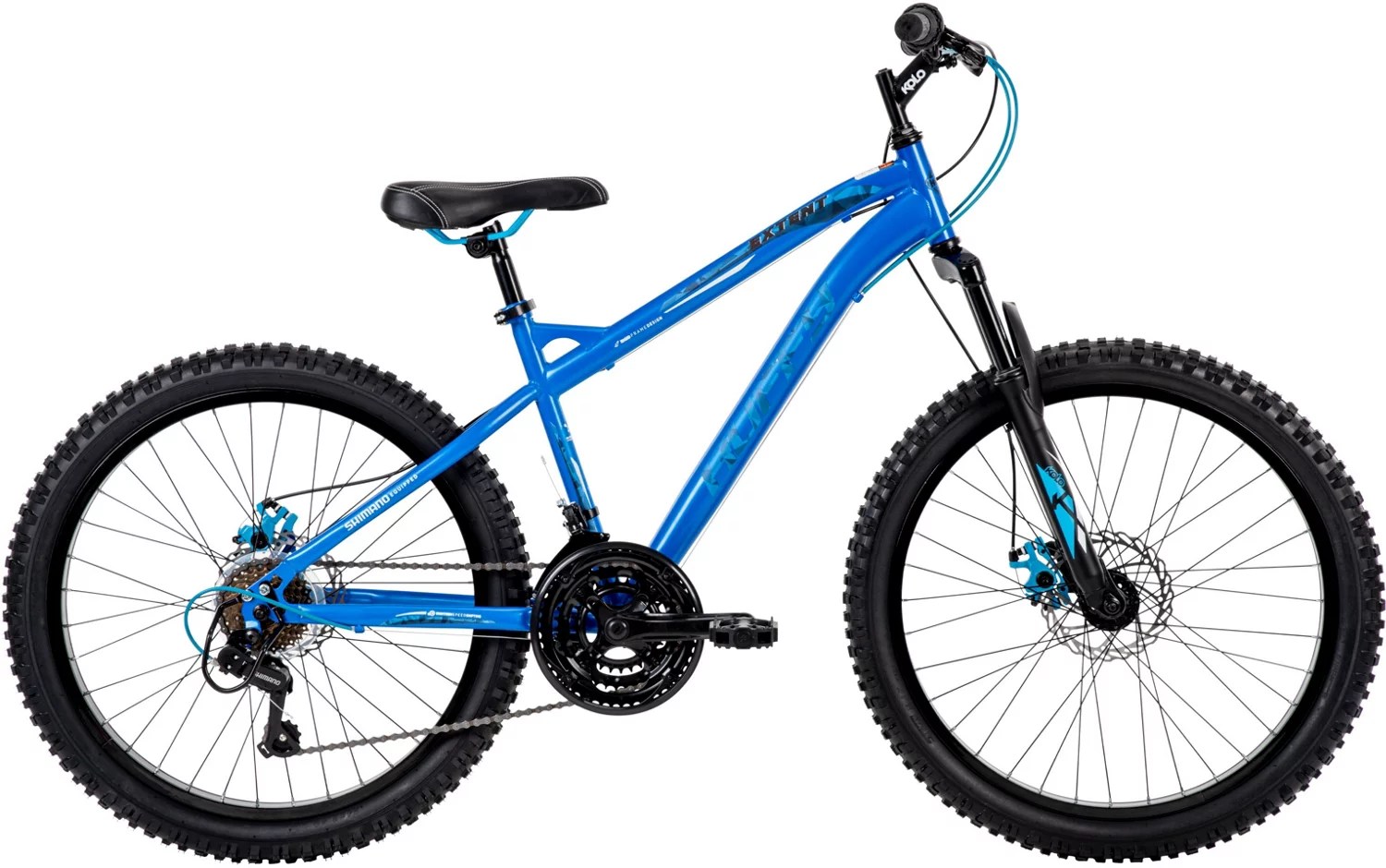 Huffy Boys' Extent 24 in 18Speed Mountain Bike Academy
