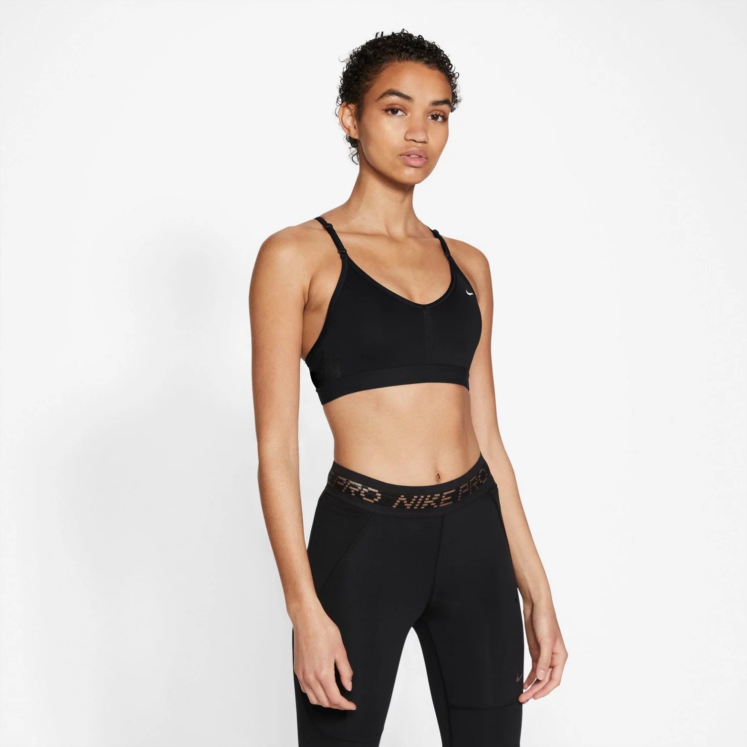 Nike™ Women's Indy VNeck Low Support Sports Bra Academy