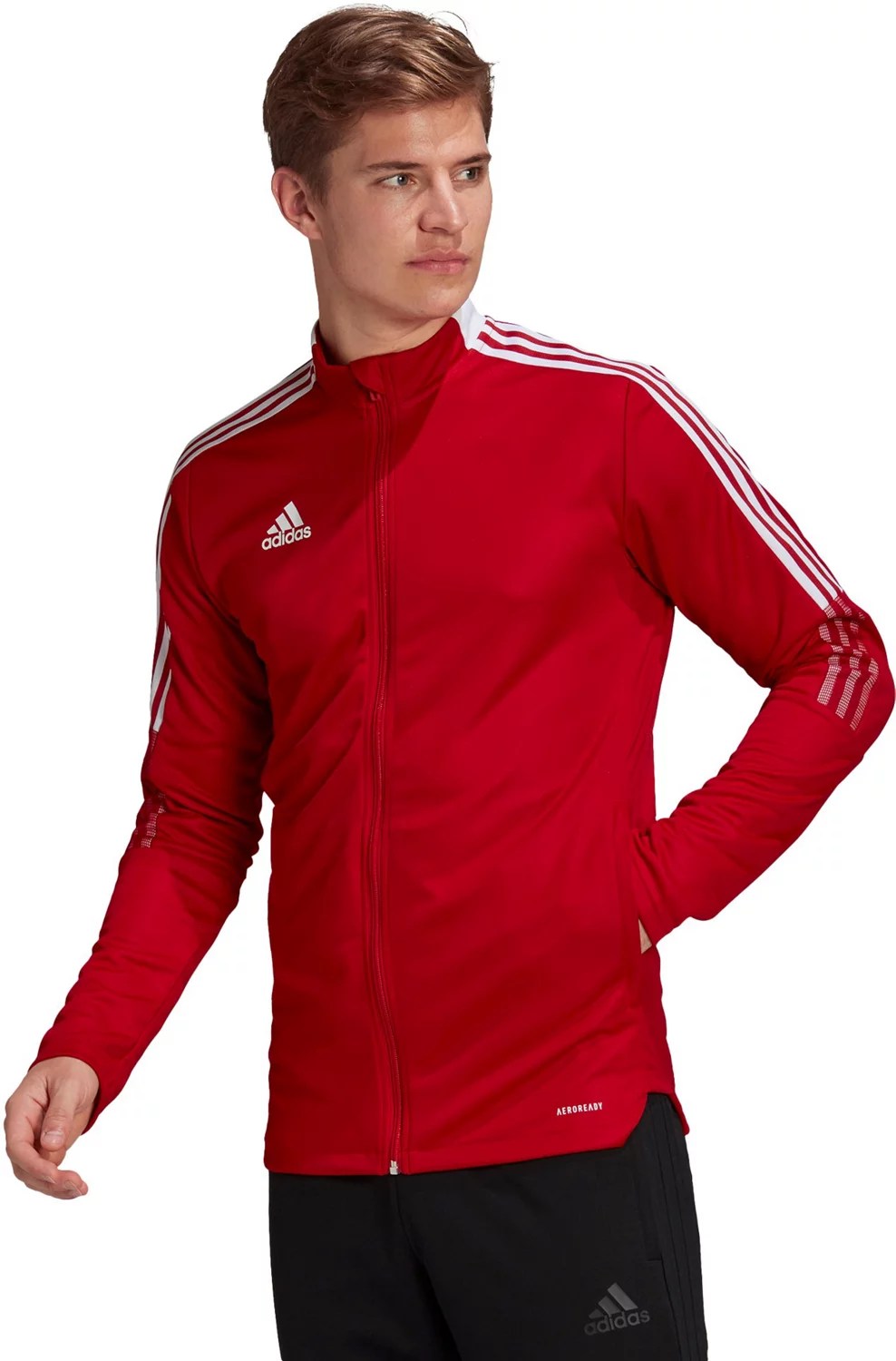 adidas Men's Tiro 21 Track Jacket Free Shipping at Academy