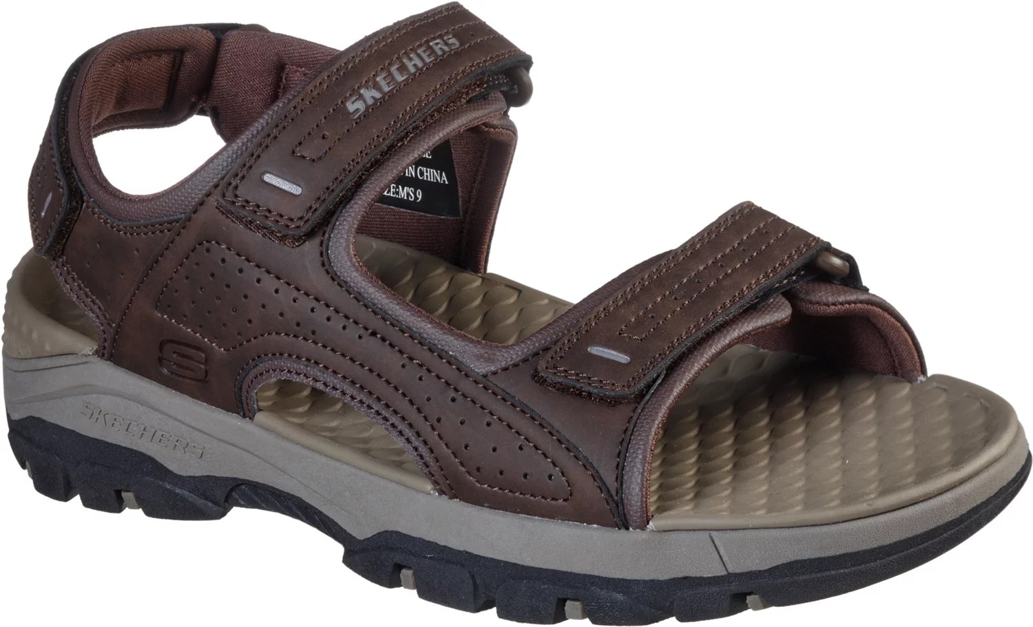 SKECHERS Men's Tresmen Garo Sandals Academy