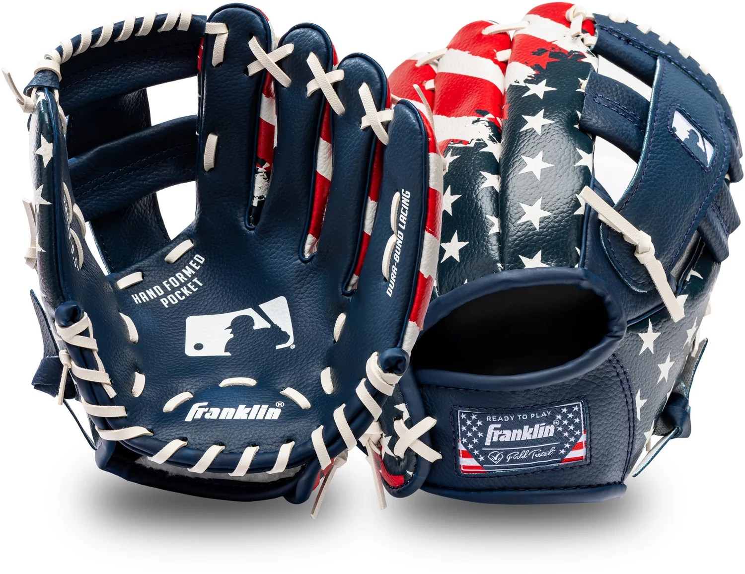 Franklin MLB USA Fielding Glove with Ball Academy