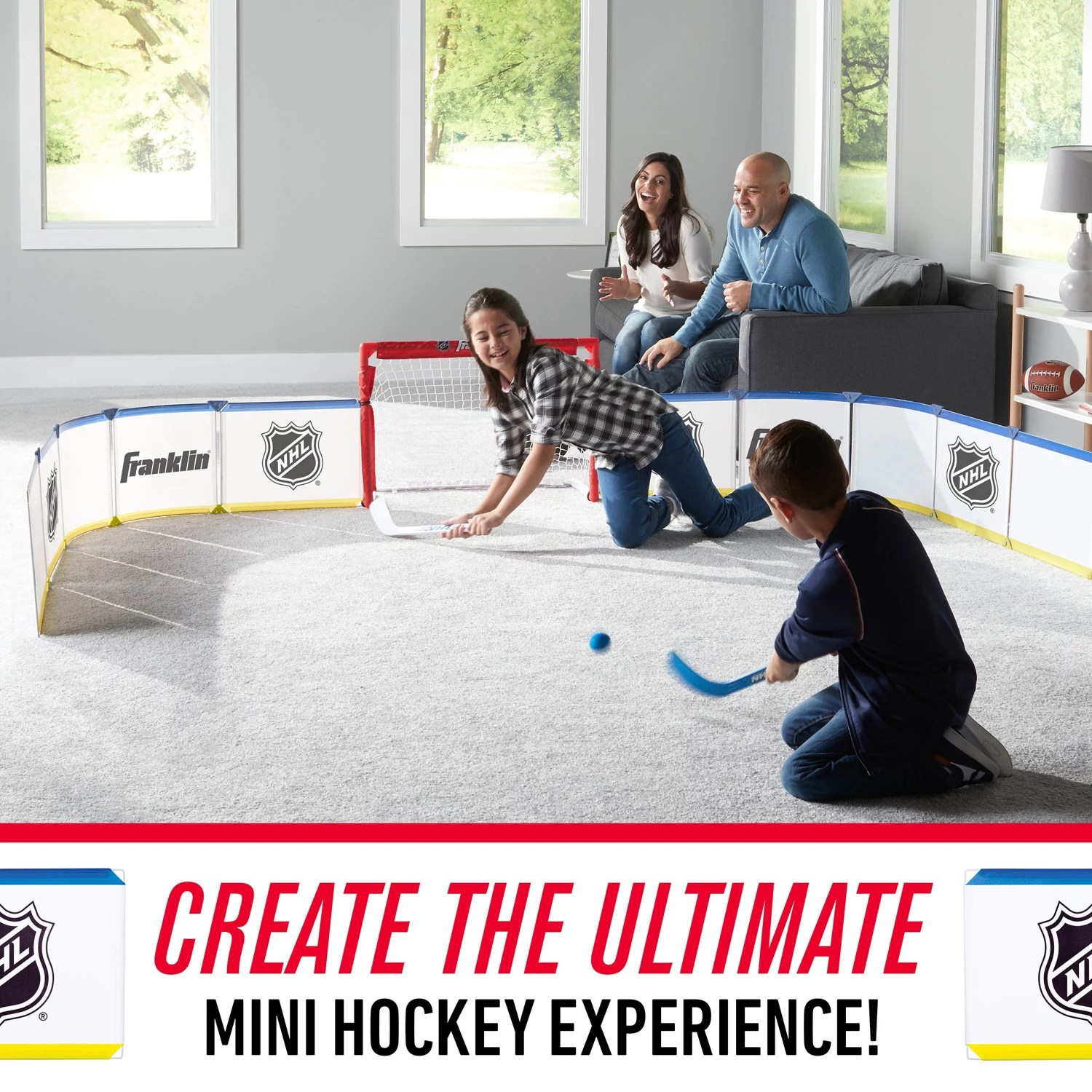 Franklin NHL Mini Hockey Rink Set Academy
