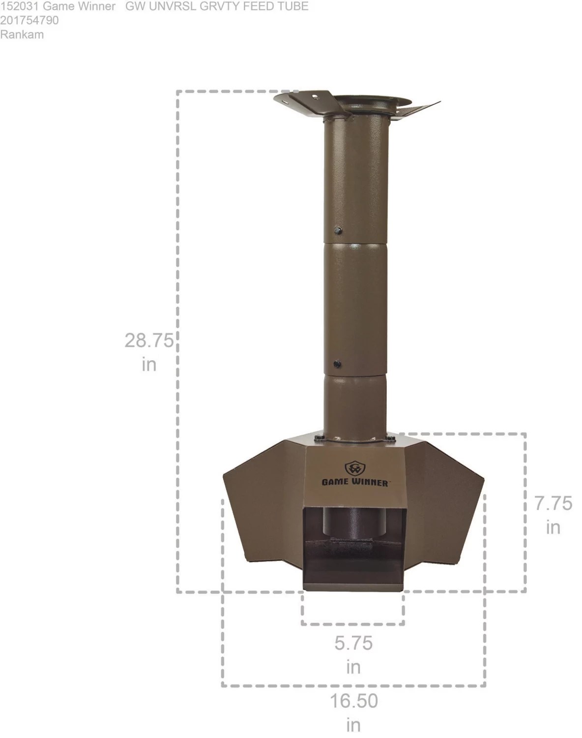 Game Winner Universal Gravity Feed Tube Academy