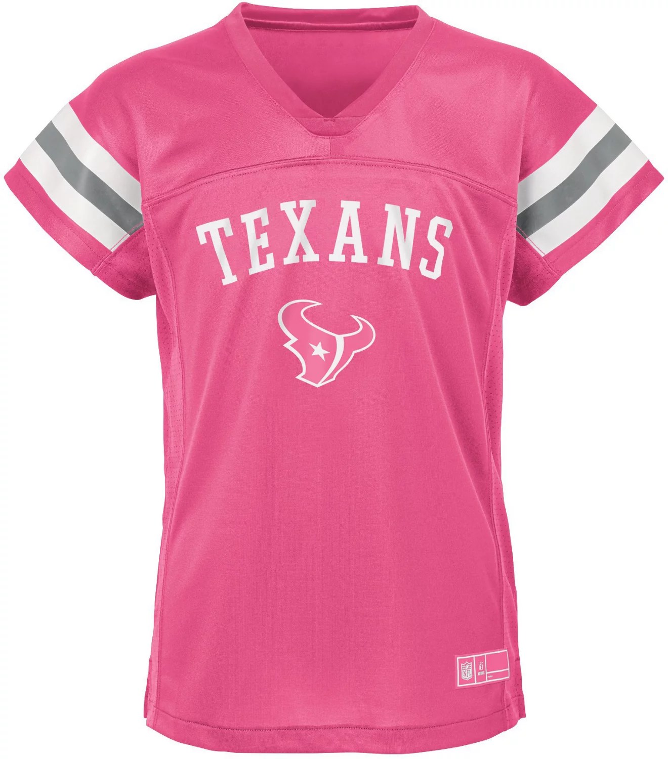NFL Girls' Houston Texans Fashion Fan Gear Jersey Academy