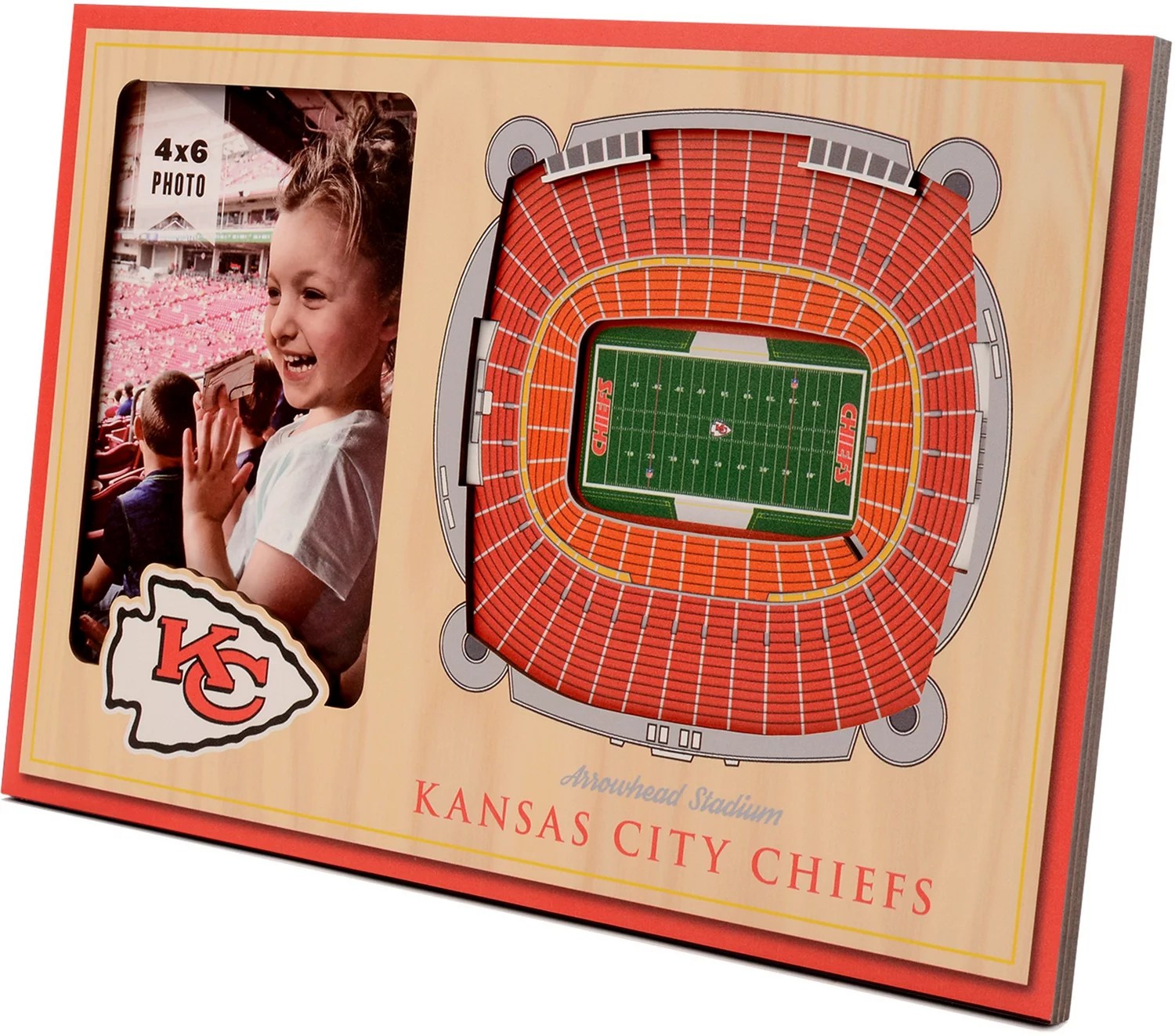 YouTheFan Kansas City Chiefs 3D StadiumViews Picture Frame Academy