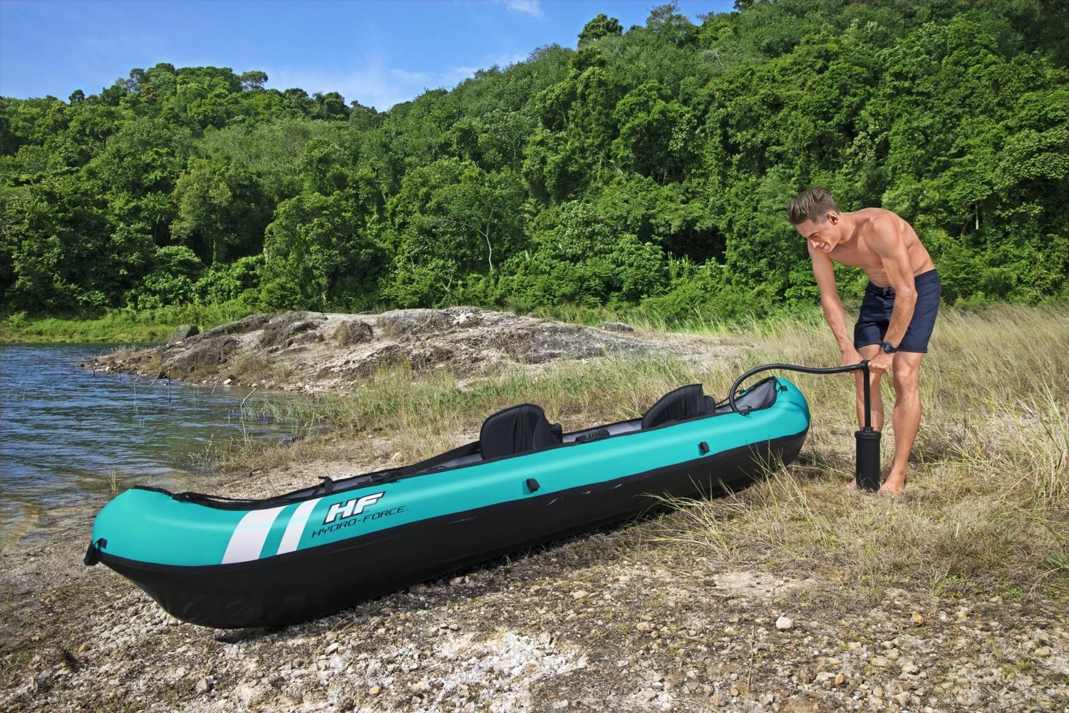 Bestway HydroForce Ventura X2 Inflatable Tandem Kayak Academy