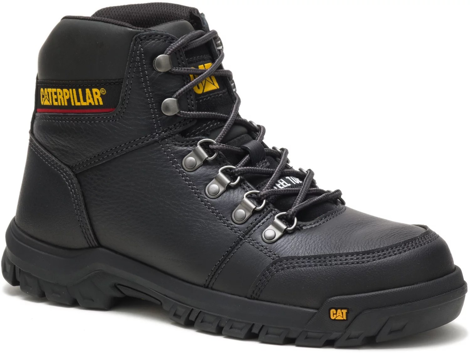 CAT Footwear Men's Outline Steel Toe Work Boots Academy