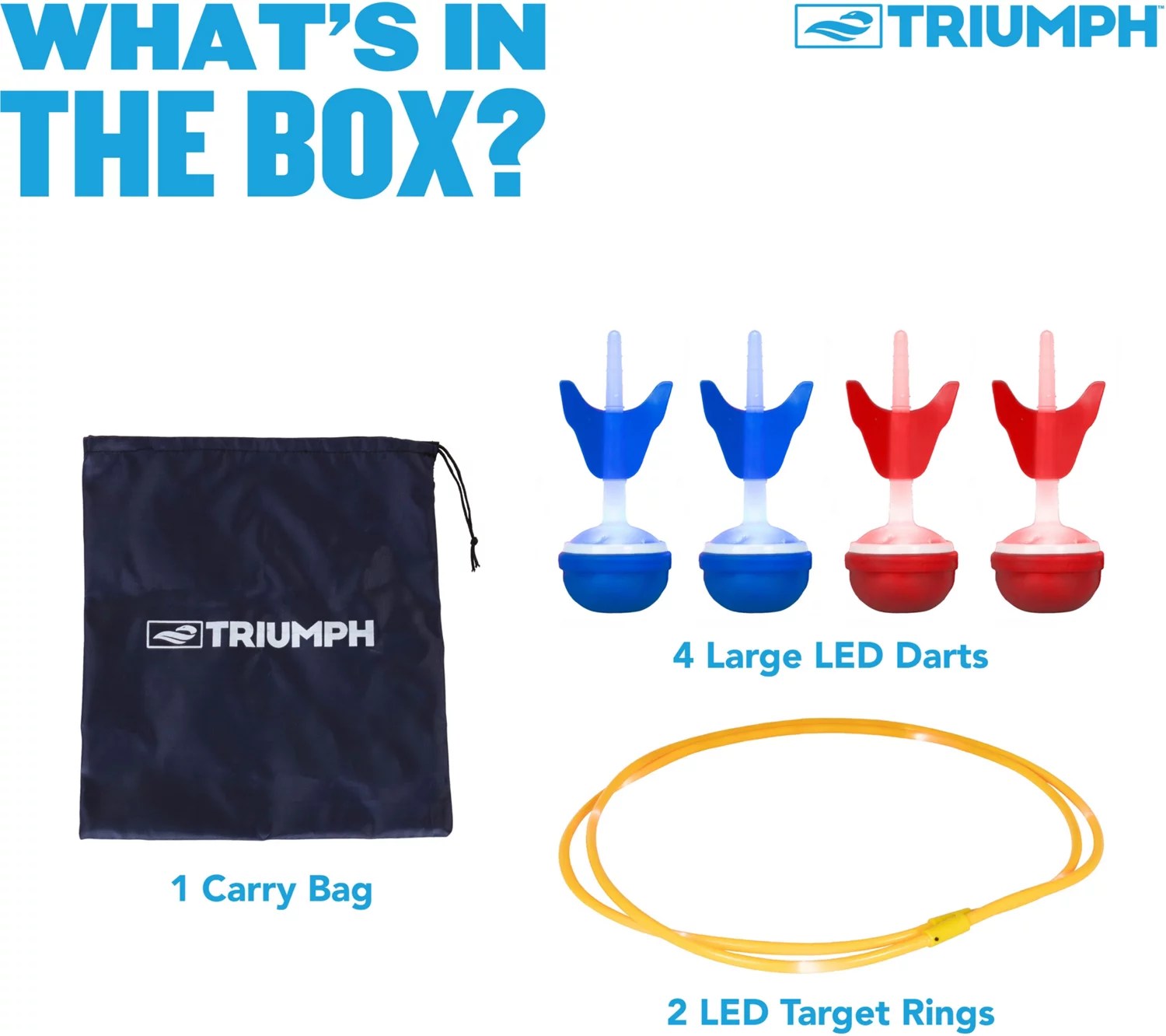 Triumph LightUp LED Backyard Lawn Dart Set Academy